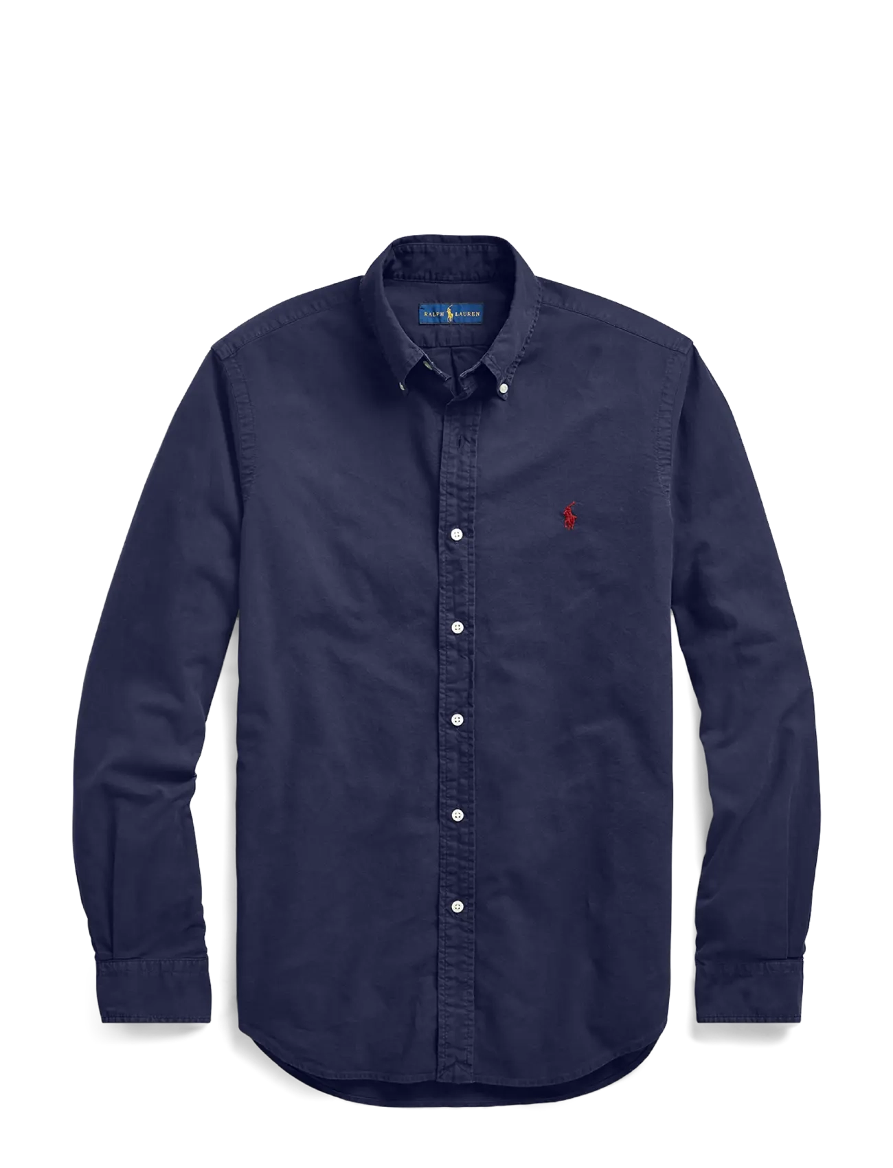 Polo Ralph Lauren - Slim Fit Garment-Dyed Oxford Shirt - oxford overhemden - rl navy - 1