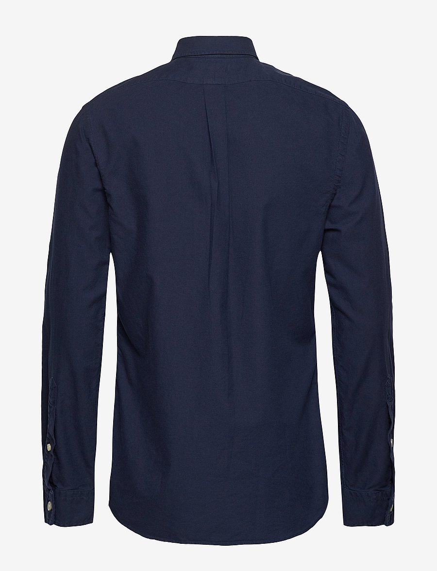 Polo Ralph Lauren - Slim Fit Garment-Dyed Oxford Shirt - oxford-skjortor - rl navy - 2