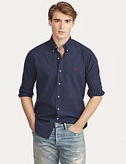 Polo Ralph Lauren - Slim Fit Garment-Dyed Oxford Shirt - oxford-hemden - rl navy - 0