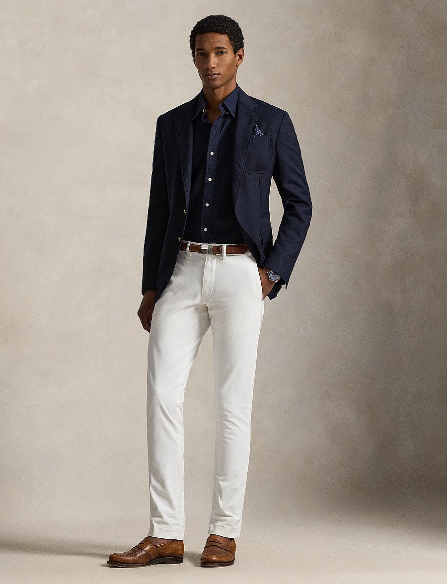 Polo Ralph Lauren - Slim Fit Garment-Dyed Oxford Shirt - oxford-skjortor - rl navy - 0