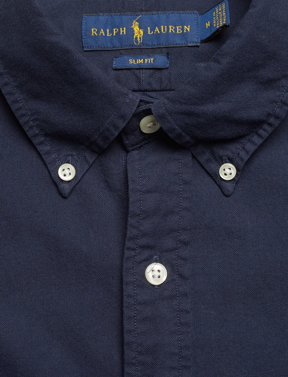 Polo Ralph Lauren - Slim Fit Garment-Dyed Oxford Shirt - basic skjorter - rl navy - 3