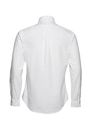 Polo Ralph Lauren - Slim Fit Garment-Dyed Oxford Shirt - oxford-skjorter - white - 1