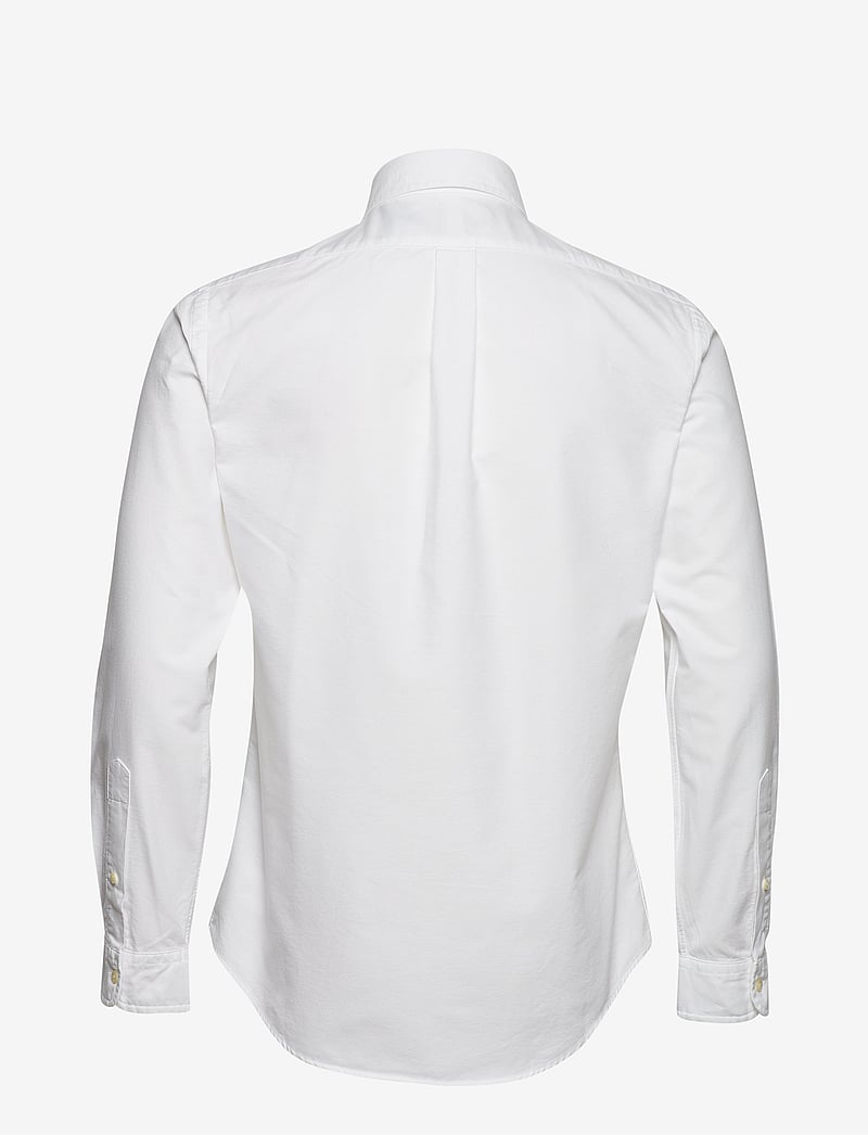 Polo Ralph Lauren - Slim Fit Garment-Dyed Oxford Shirt - oxford skjorter - white - 1