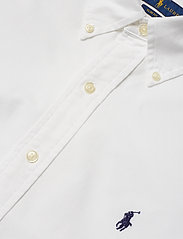 Polo Ralph Lauren - Slim Fit Garment-Dyed Oxford Shirt - oxford skjorter - white - 3