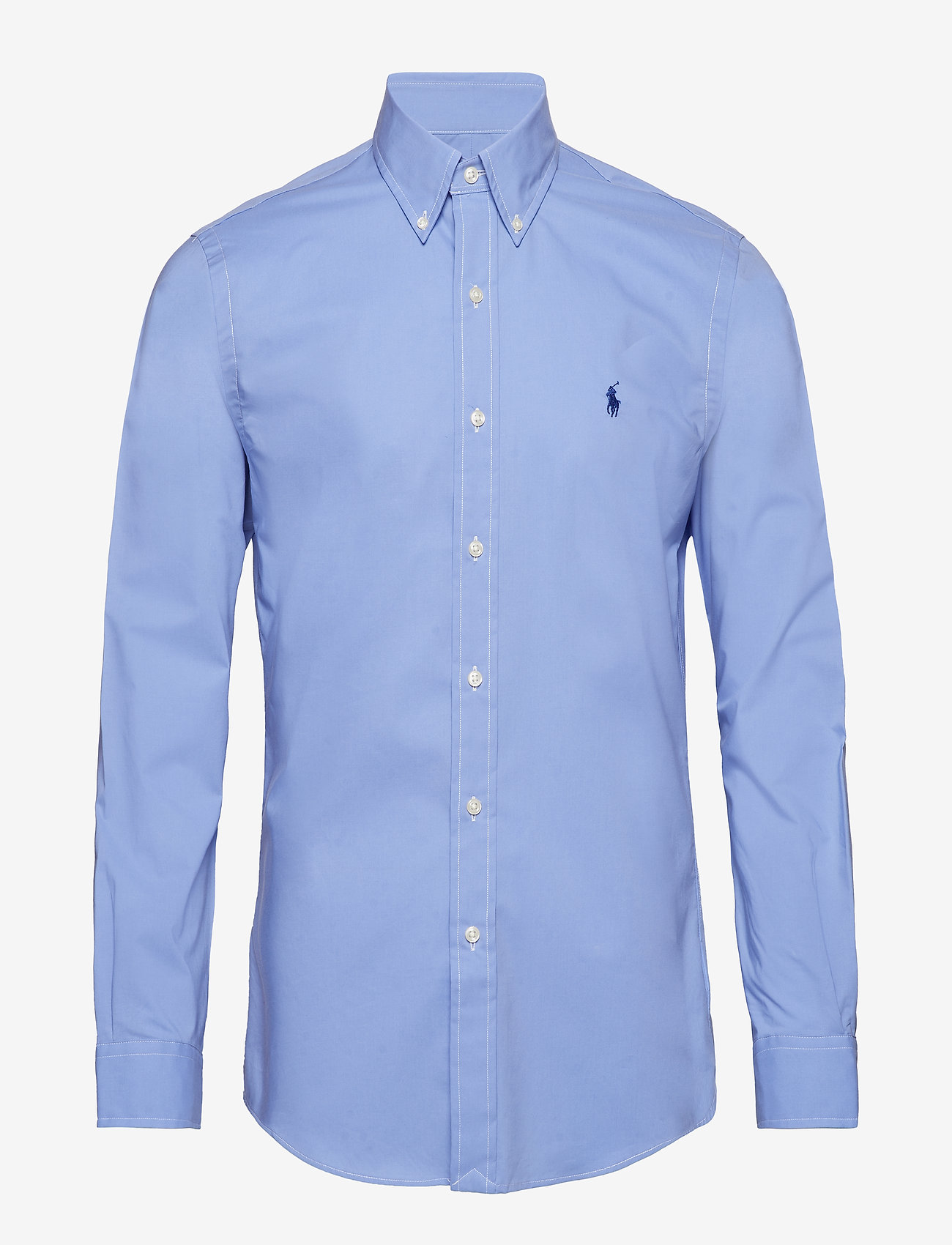 Polo Ralph Lauren - Slim Fit Gingham Cotton Shirt - periwinkle blue - 0