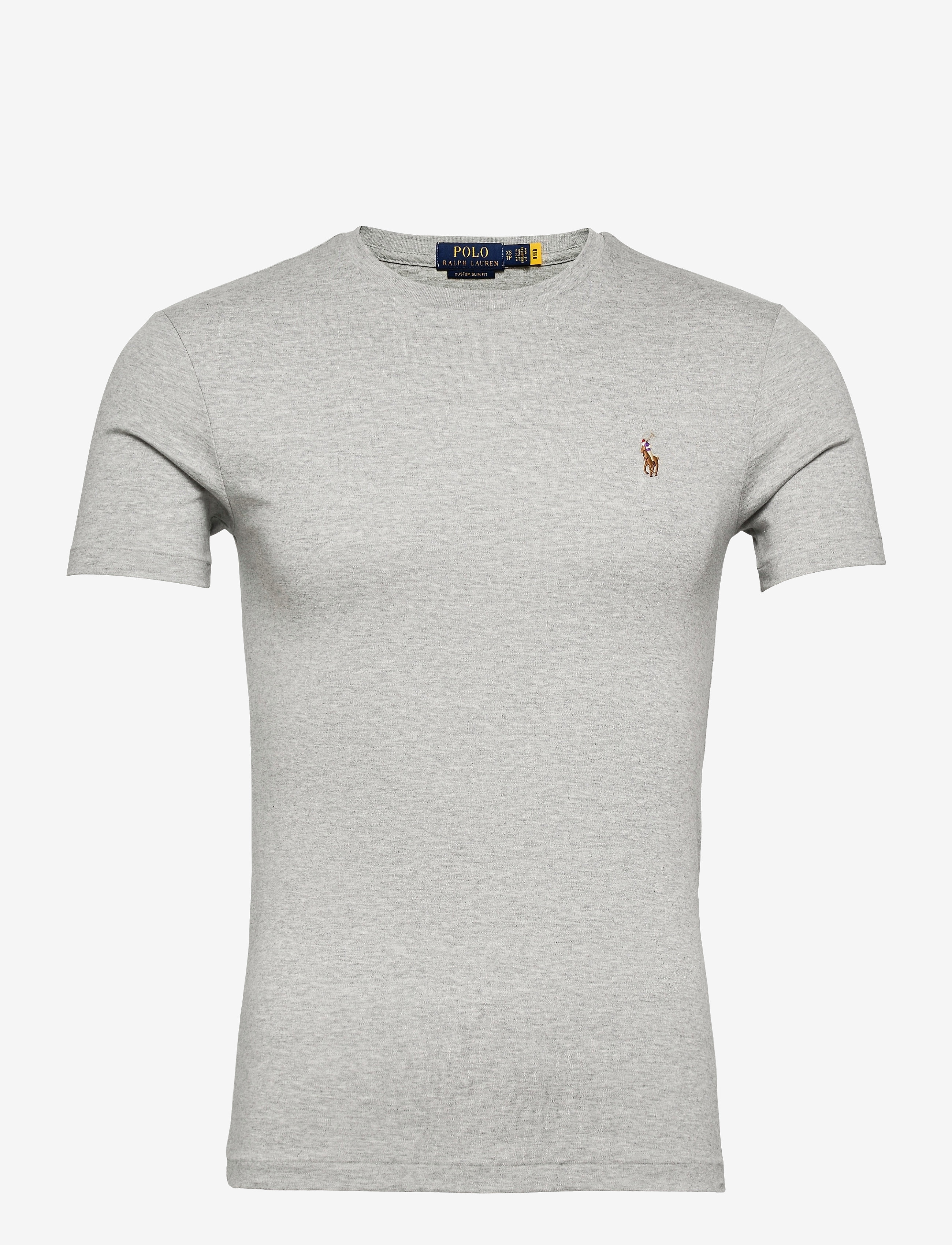 Polo Ralph Lauren Custom Slim Fit Soft Cotton T-Shirt - Ralph Lauren - ANDOVER HEATHER / grey