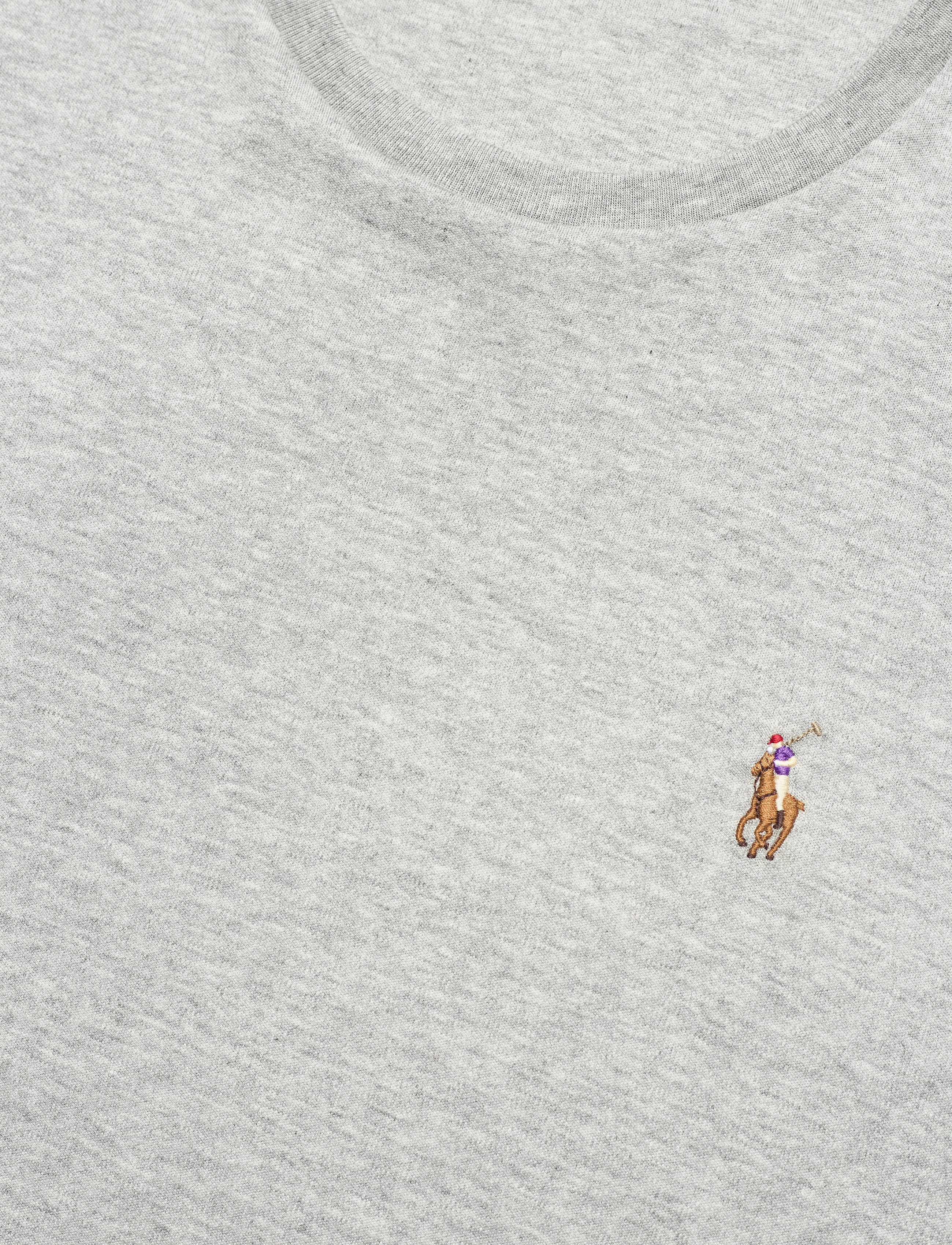Polo Ralph Lauren - PIMA POLO-SSL-TSH - short-sleeved t-shirts - andover heather - 3