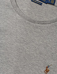 Polo Ralph Lauren - Custom Slim Fit Soft Cotton T-Shirt - kortärmade t-shirts - andover heather - 3