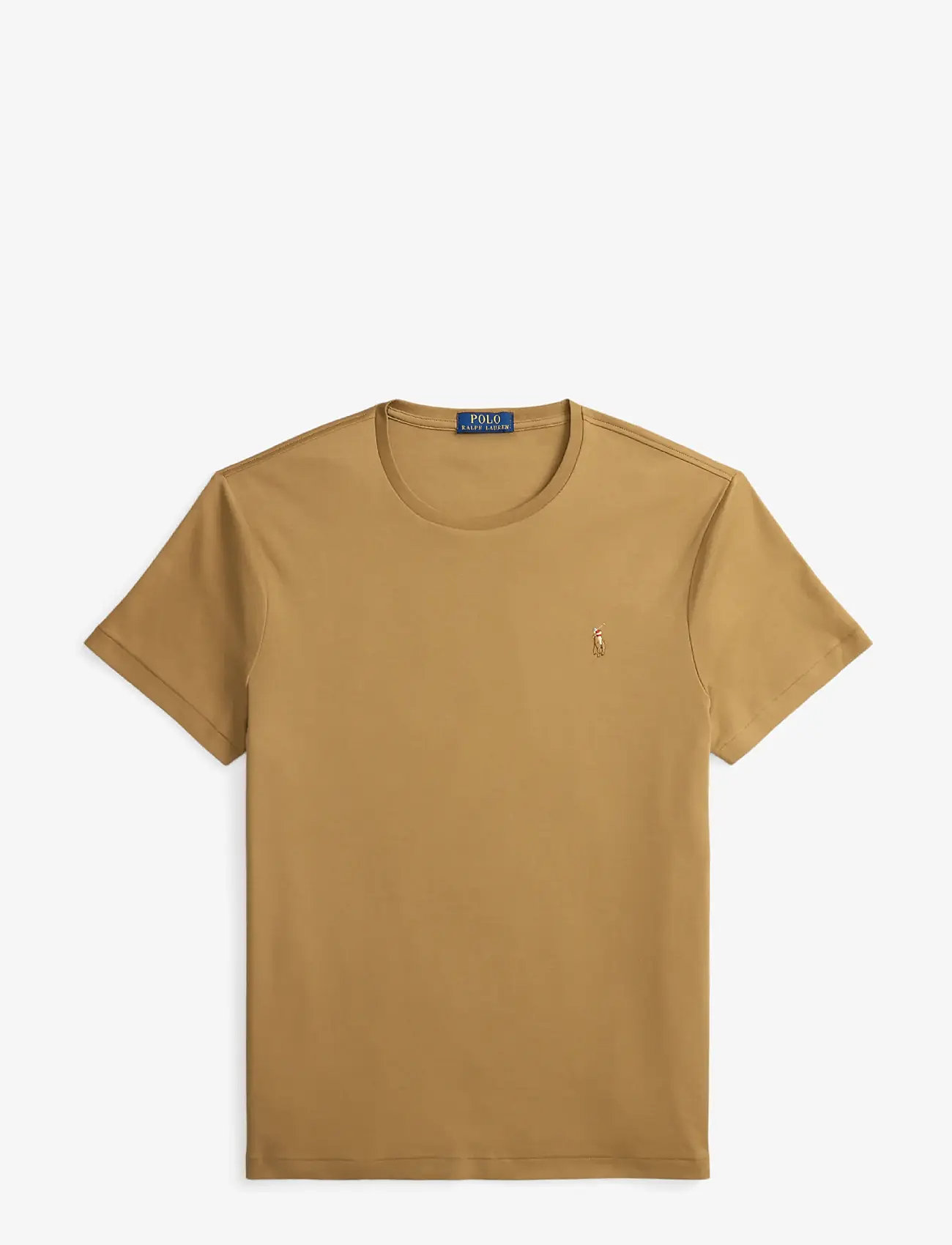 Polo Ralph Lauren - Custom Slim Fit Soft Cotton T-Shirt - lühikeste varrukatega t-särgid - cafe brown - 0