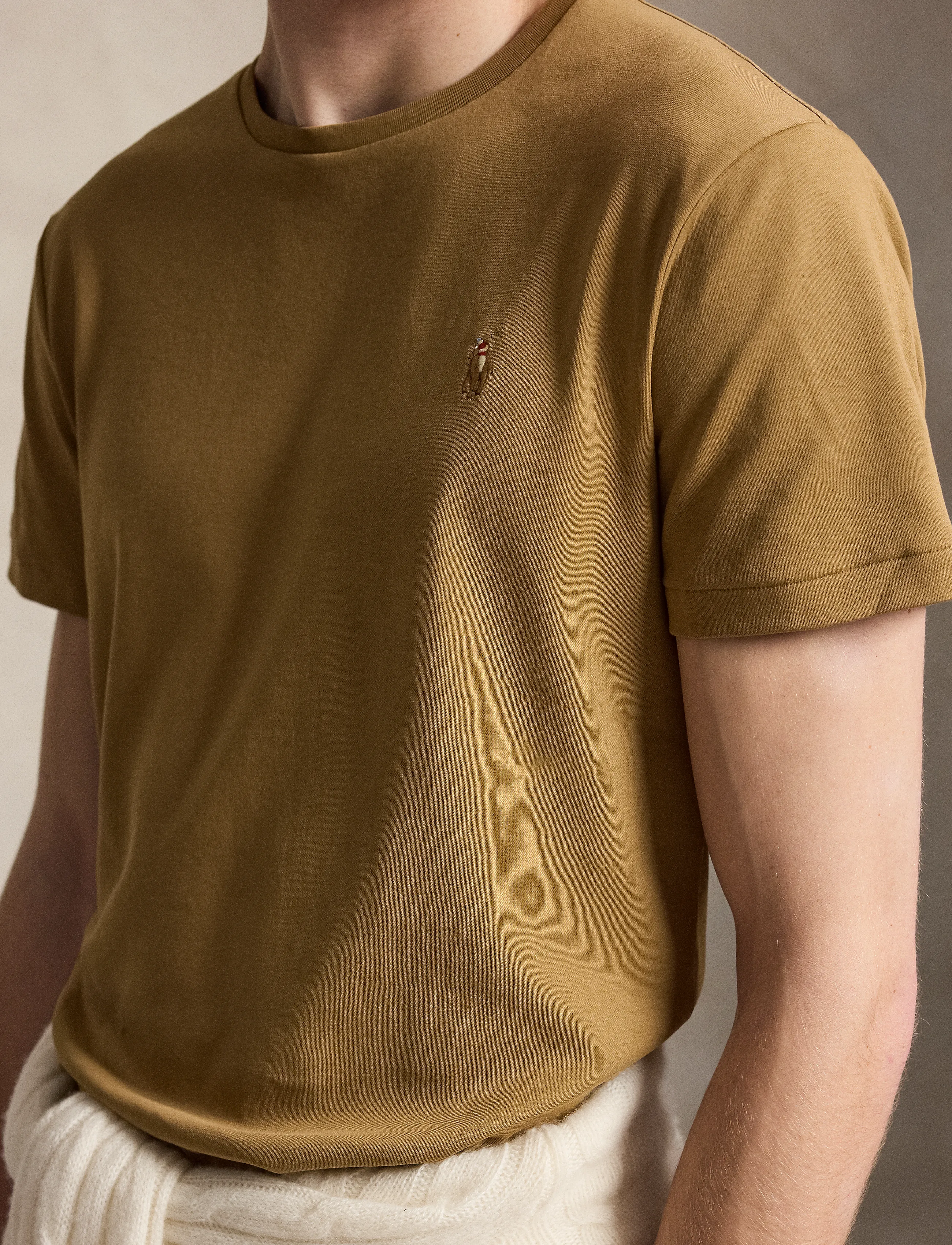 Polo Ralph Lauren - PIMA POLO-SSL-TSH - short-sleeved t-shirts - cafe brown - 2
