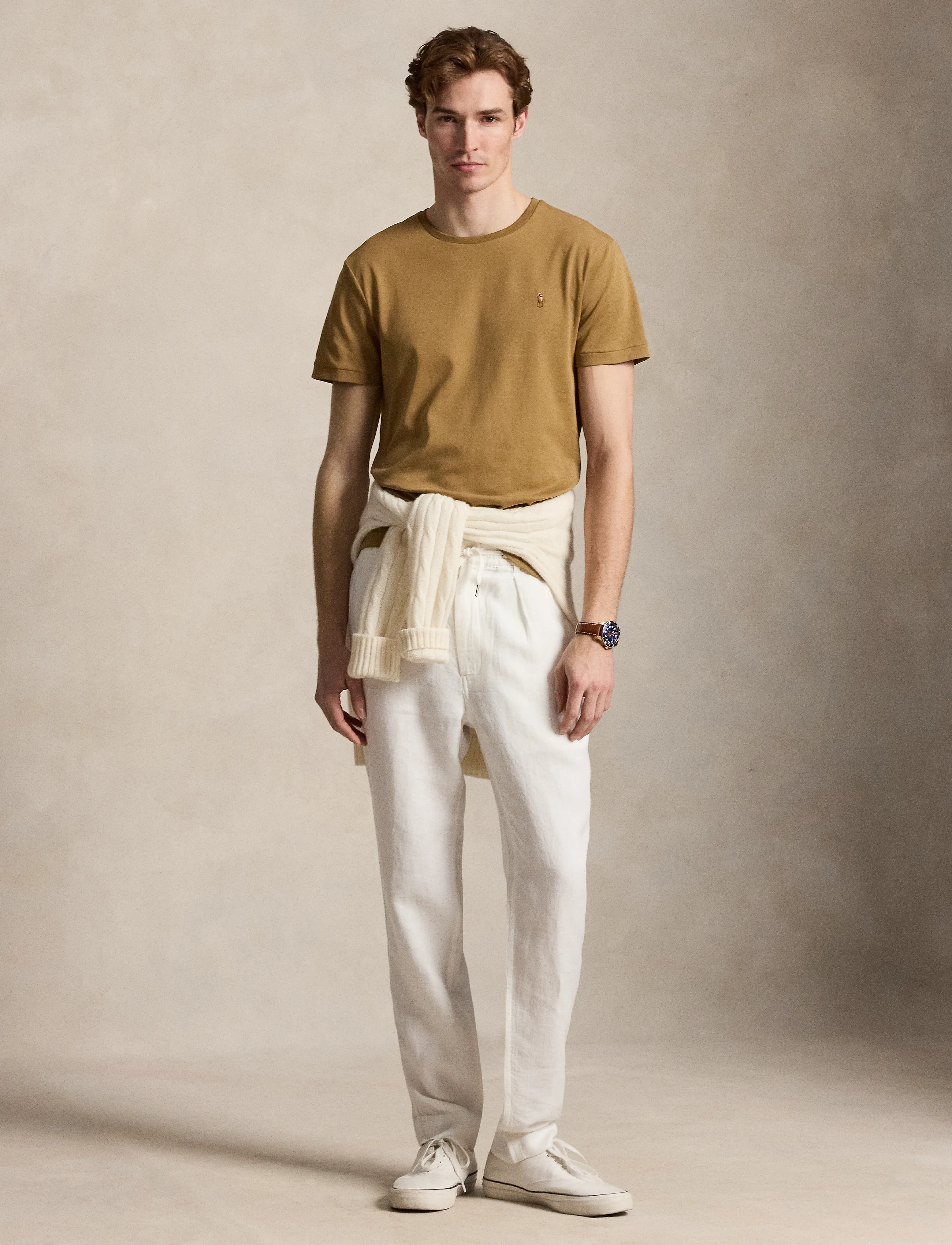 Polo Ralph Lauren - PIMA POLO-SSL-TSH - short-sleeved t-shirts - cafe brown - 3
