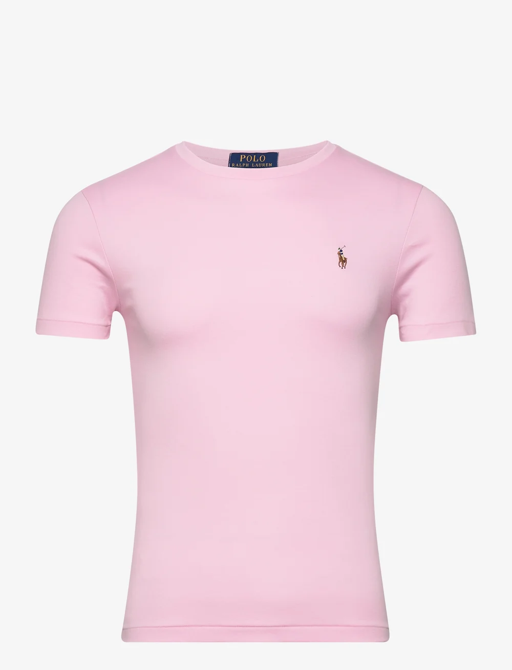 Tシャツ・カットソー POLO RALPH LAUREN Custom Slim Soft Cotton Tee Pink Polo Ralph Lauren Custom Slim Fit Soft Cotton T-shirt