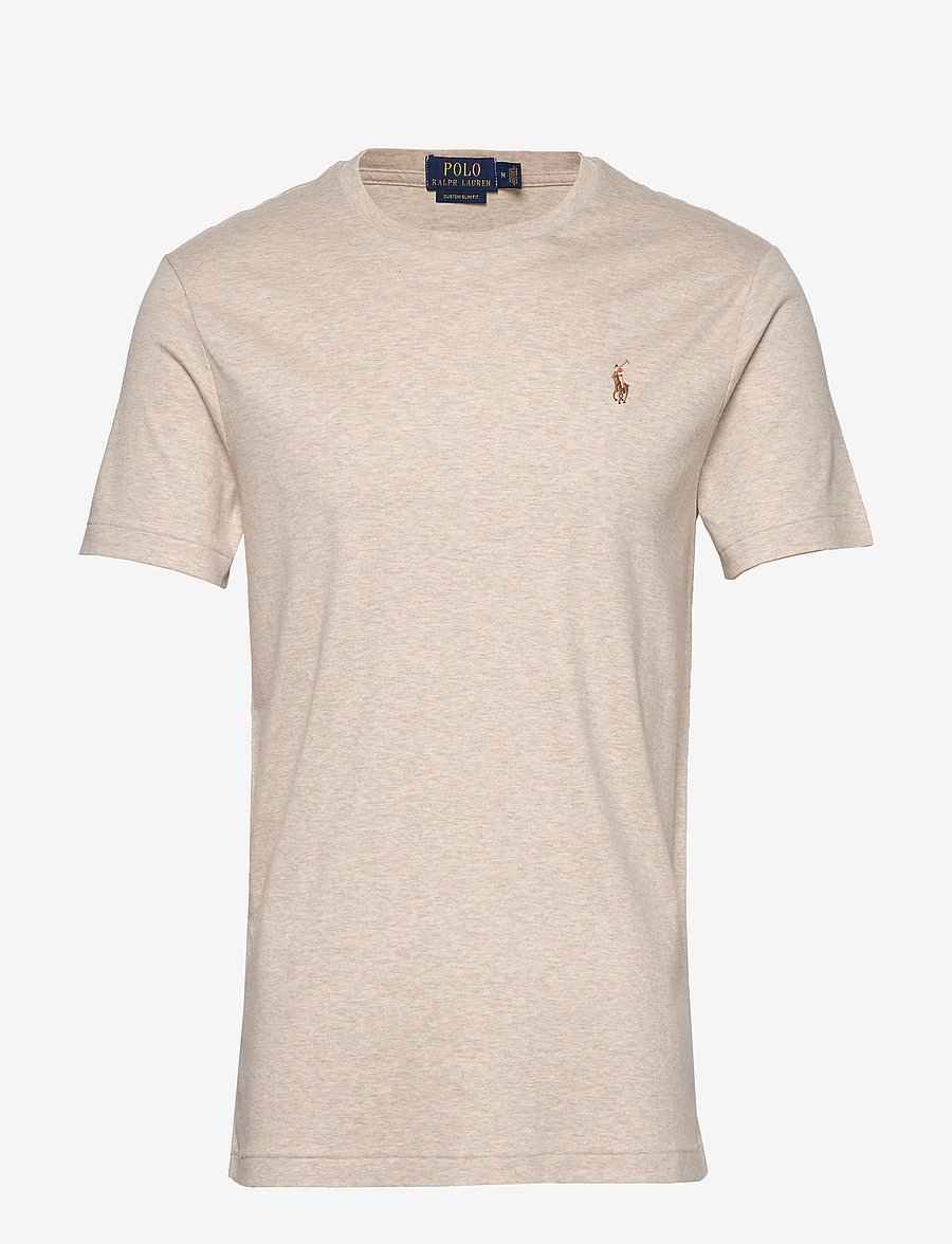 Polo Ralph Lauren - Custom Slim Fit Soft Cotton T-Shirt - kurzärmelig - expedition dune h - 0