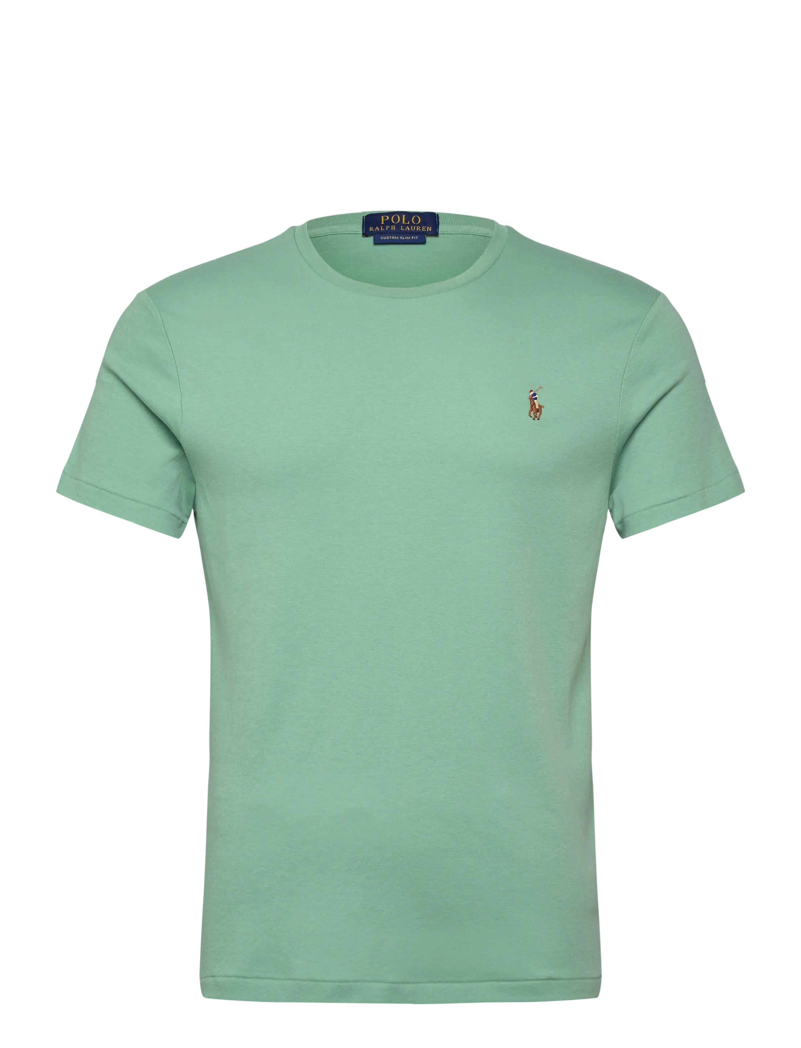 Polo Ralph Lauren PIMA POLO-SSL-TSH - T-Shirts - FADED MINT / green