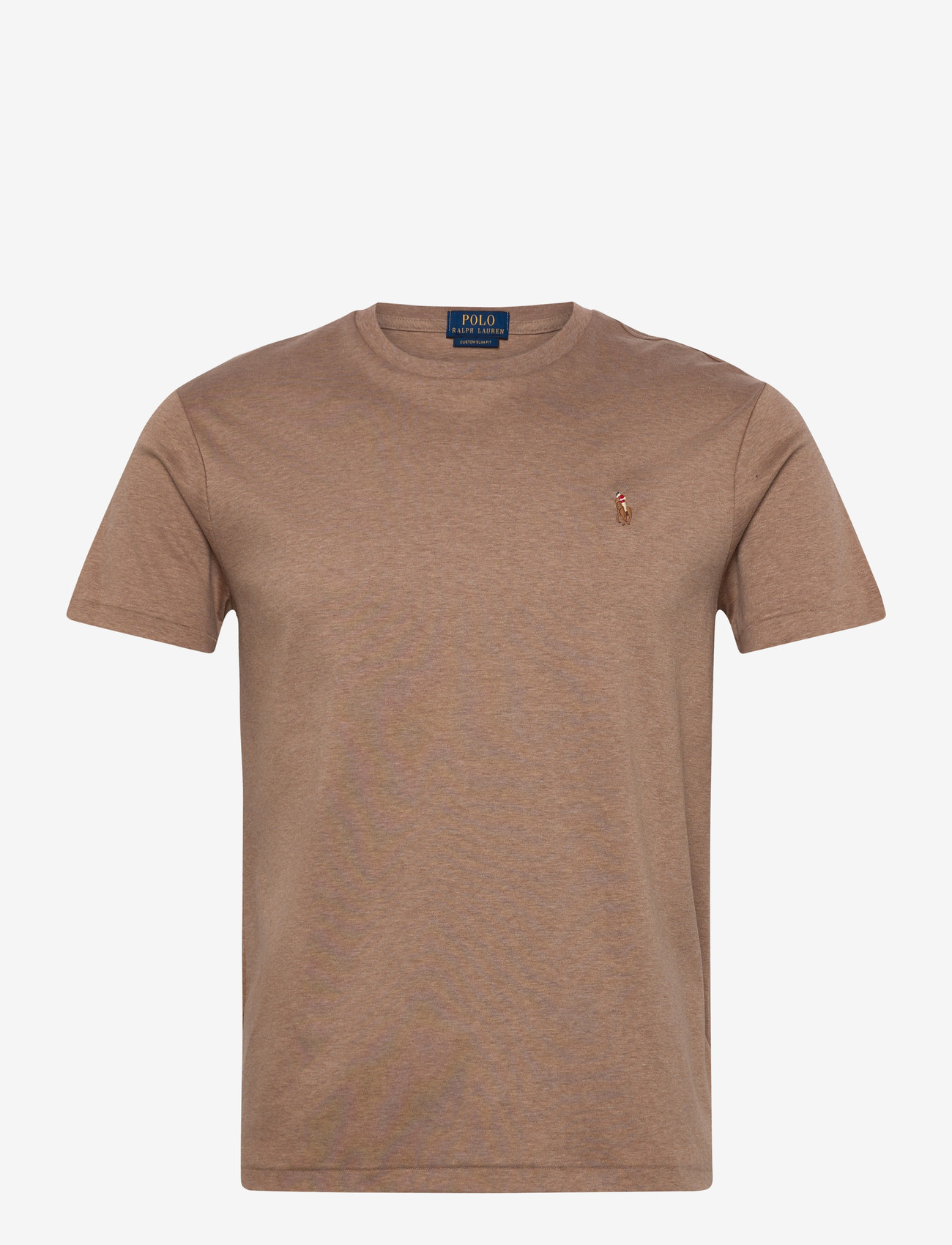 Polo Ralph Lauren - Custom Slim Fit Soft Cotton T-Shirt - lühikeste varrukatega t-särgid - grey cloud heathe - 0