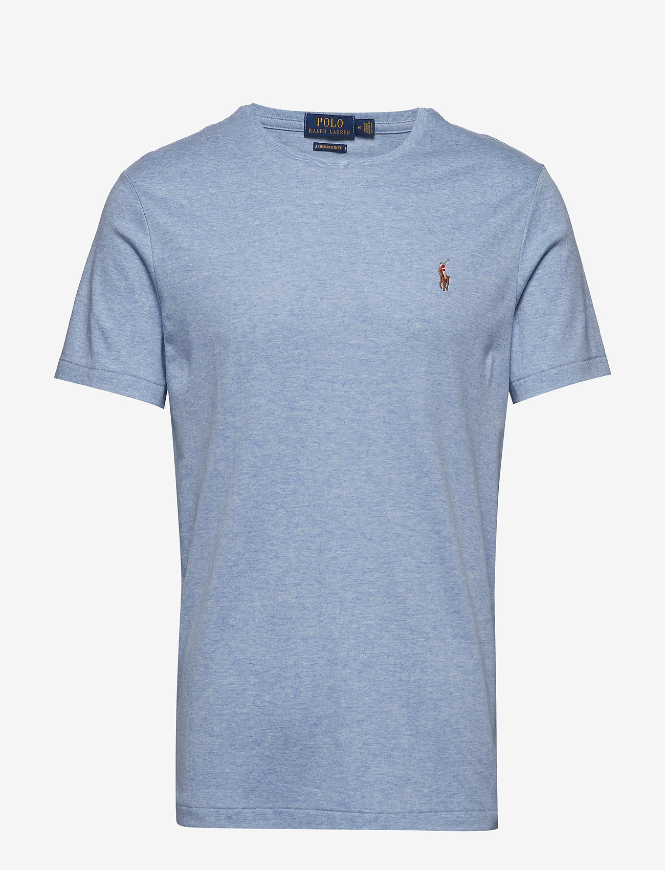 Polo Ralph Lauren - Custom Slim Fit Soft Cotton T-Shirt - lühikeste varrukatega t-särgid - isle heather - 1