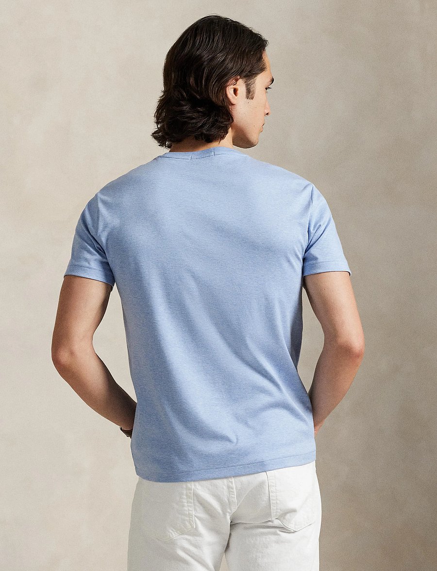Polo Ralph Lauren - Custom Slim Fit Soft Cotton T-Shirt - kurzärmelig - isle heather - 3