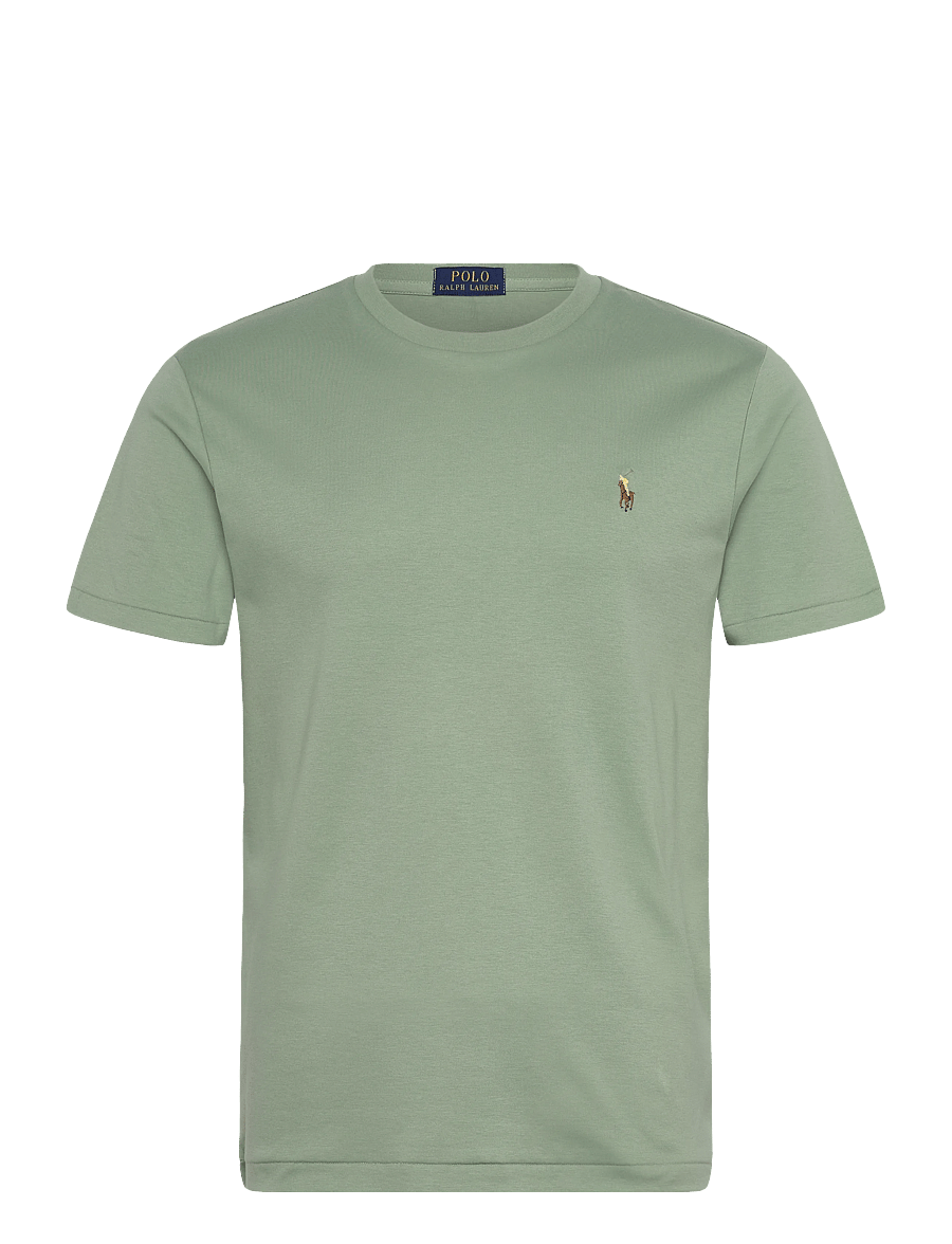Polo Ralph Lauren - Custom Slim Fit Soft Cotton T-Shirt - short-sleeved t-shirts - light green - 0