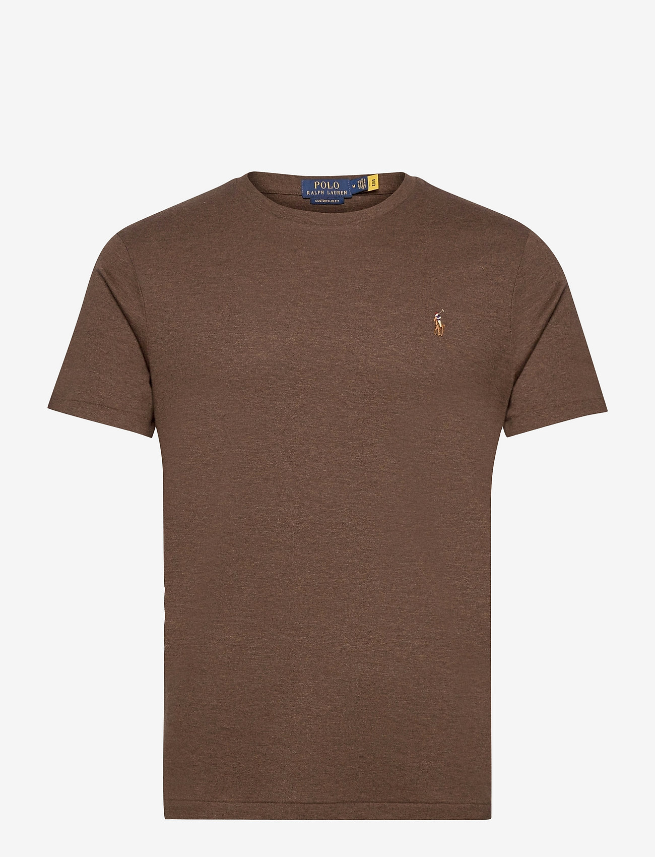 Polo Ralph Lauren - PIMA POLO-SSL-TSH - kortärmade t-shirts - nutmeg brown heat - 0