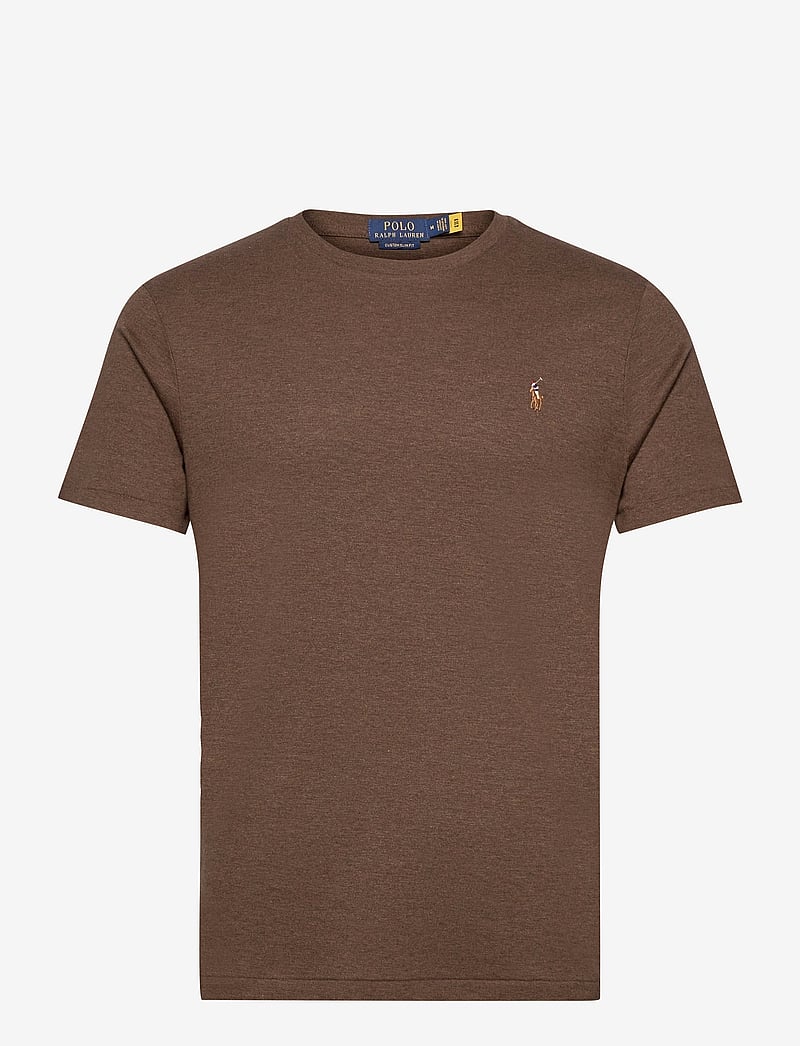 Polo Ralph Lauren - PIMA POLO-SSL-TSH - kortärmade t-shirts - nutmeg brown heat - 0