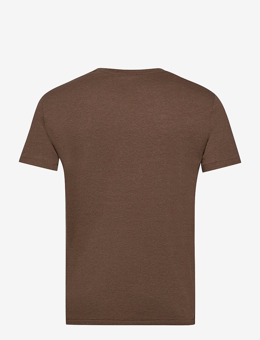 Polo Ralph Lauren - Custom Slim Fit Soft Cotton T-Shirt - short-sleeved t-shirts - nutmeg brown heat - 2