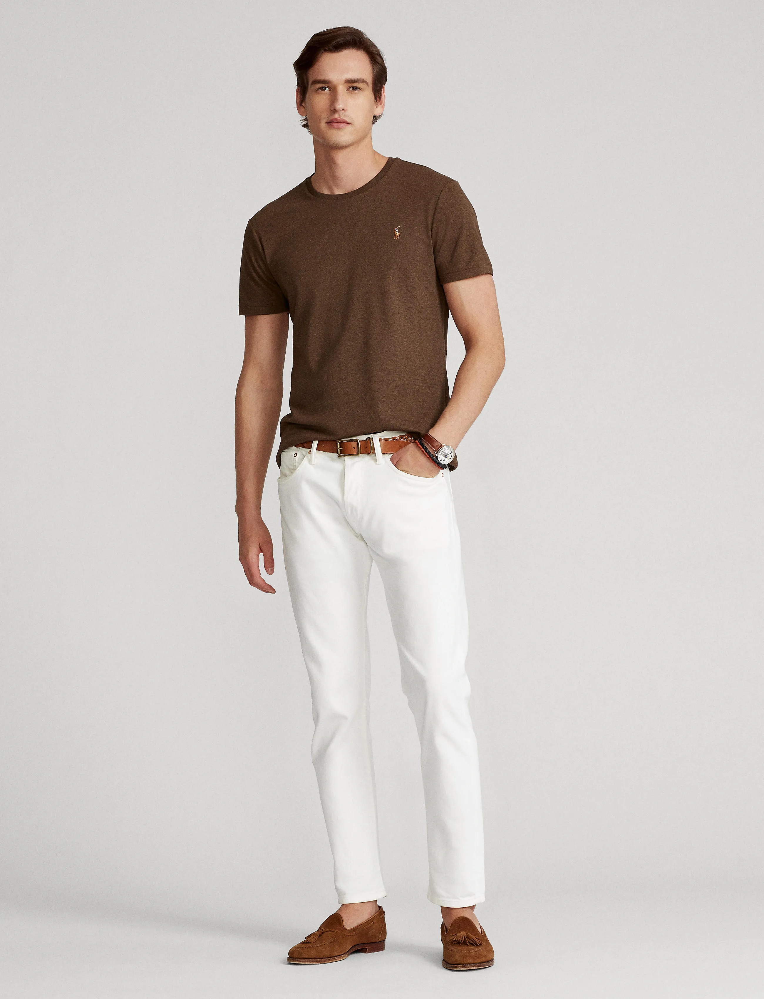 Polo Ralph Lauren Custom Slim Fit Soft Cotton T-Shirt herr – bild 9