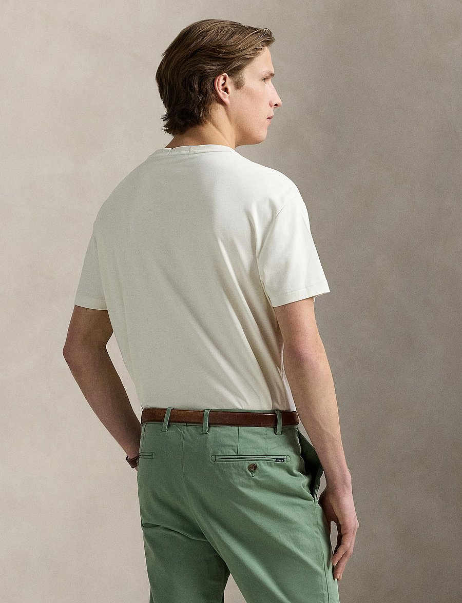 Polo Ralph Lauren - Custom Slim Fit Soft Cotton T-Shirt - kurzärmelig - pale cream - 2
