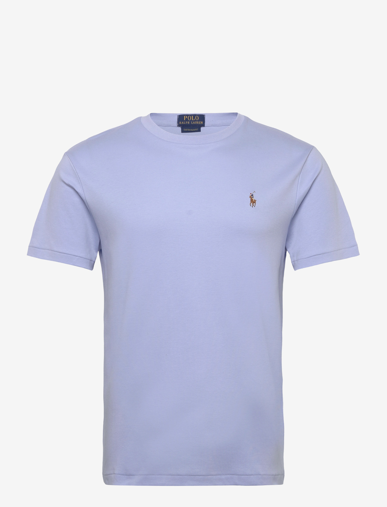 Polo Ralph Lauren - Custom Slim Fit Soft Cotton T-Shirt - lühikeste varrukatega t-särgid - pebble blue - 0