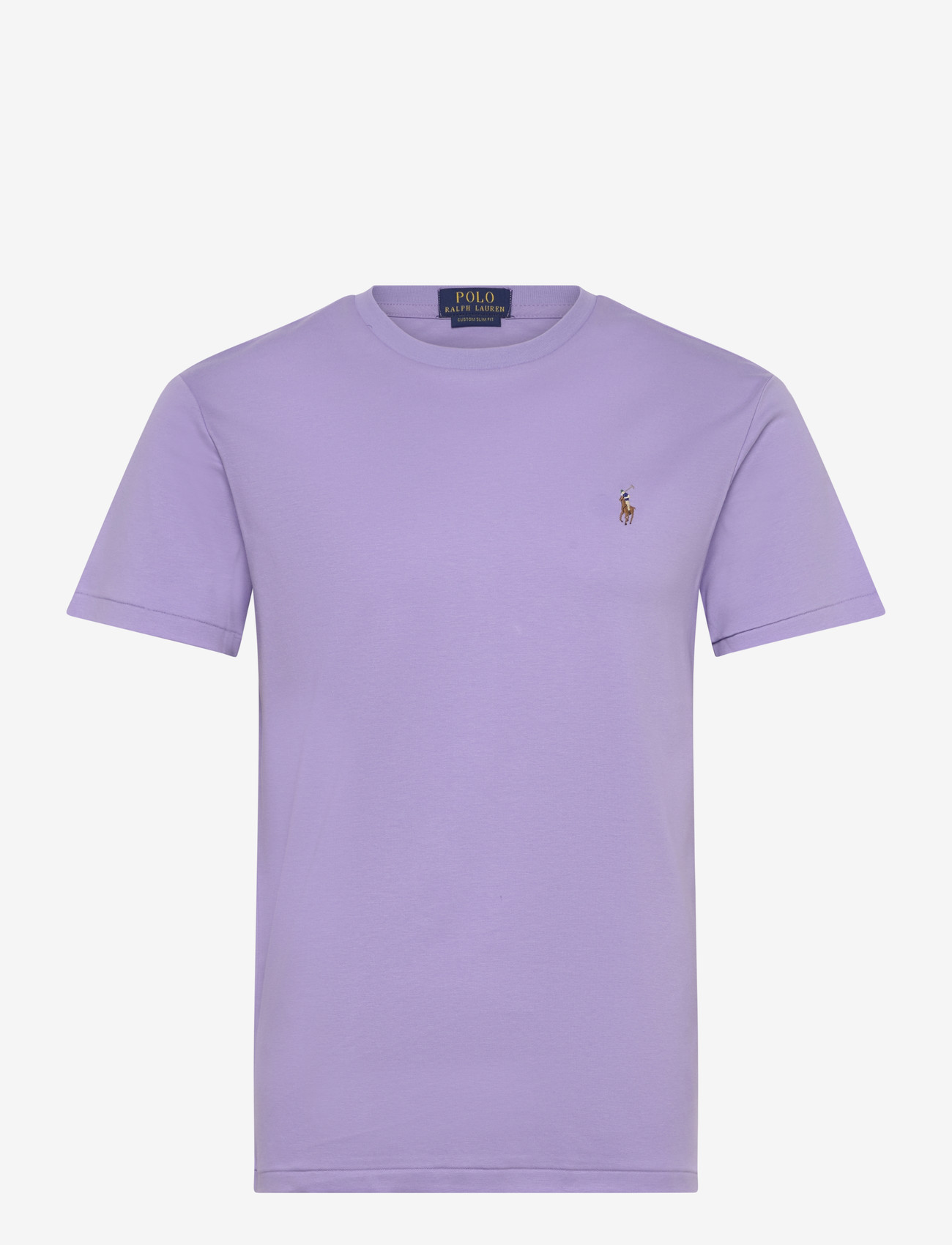 Polo Ralph Lauren - Custom Slim Fit Soft Cotton T-Shirt - lühikeste varrukatega t-särgid - powder purple - 0