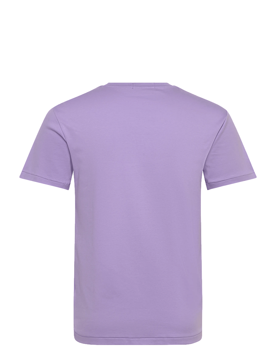 Polo Ralph Lauren - Custom Slim Fit Soft Cotton T-Shirt - kortärmade t-shirts - powder purple - 1