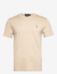 Custom Slim Fit Soft Cotton T-Shirt - SAND HEATHER