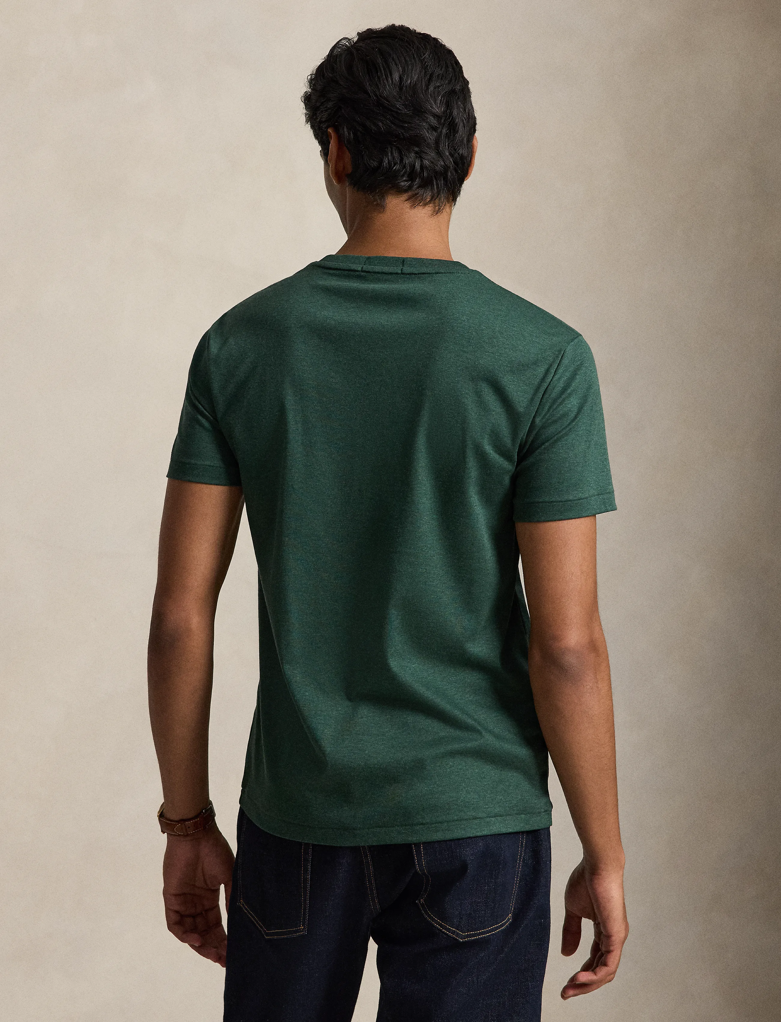 Polo Ralph Lauren - Custom Slim Fit Soft Cotton T-Shirt - kurzärmelig - scotch pine heath - 3