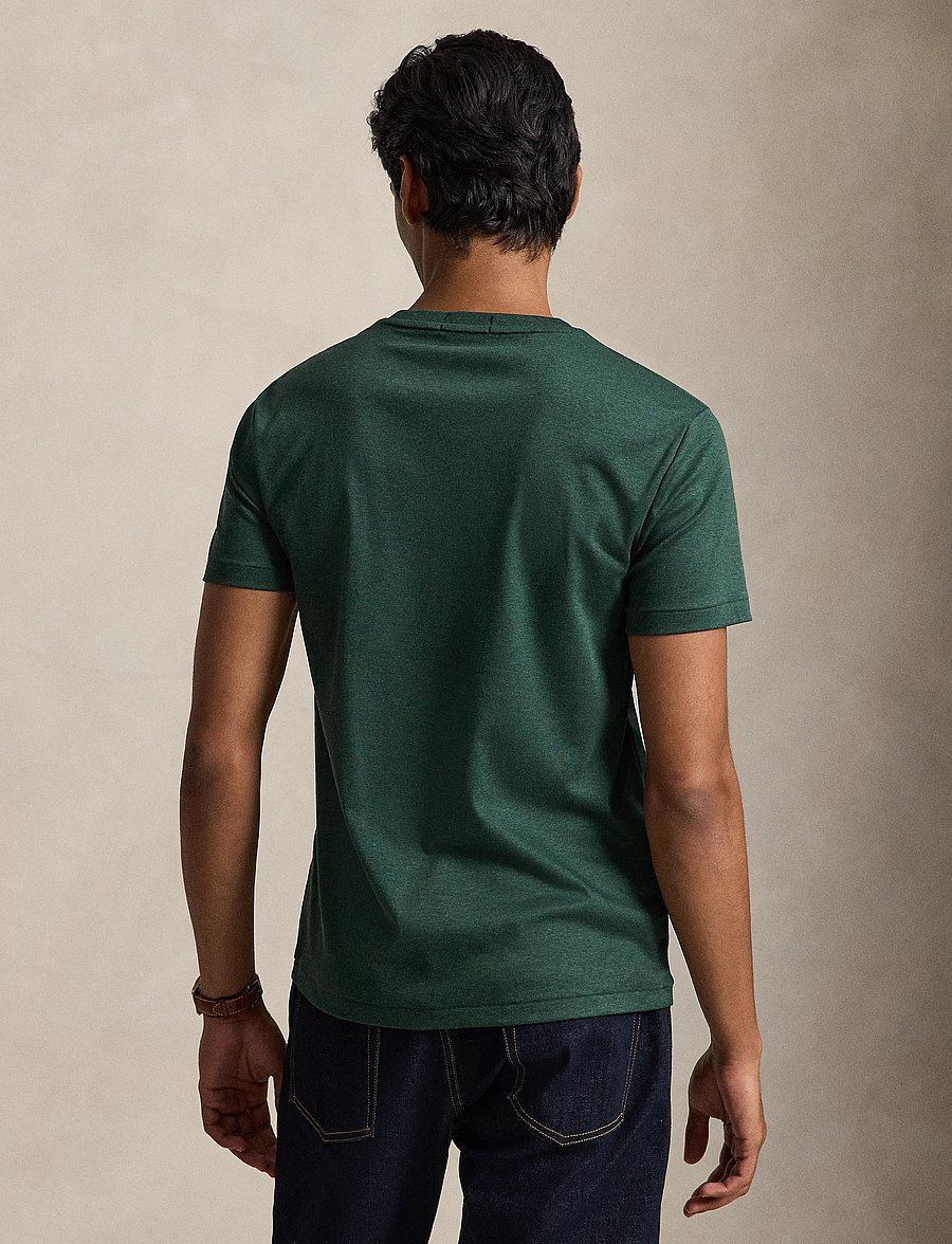 Polo Ralph Lauren - Custom Slim Fit Soft Cotton T-Shirt - kurzärmelig - scotch pine heath - 3