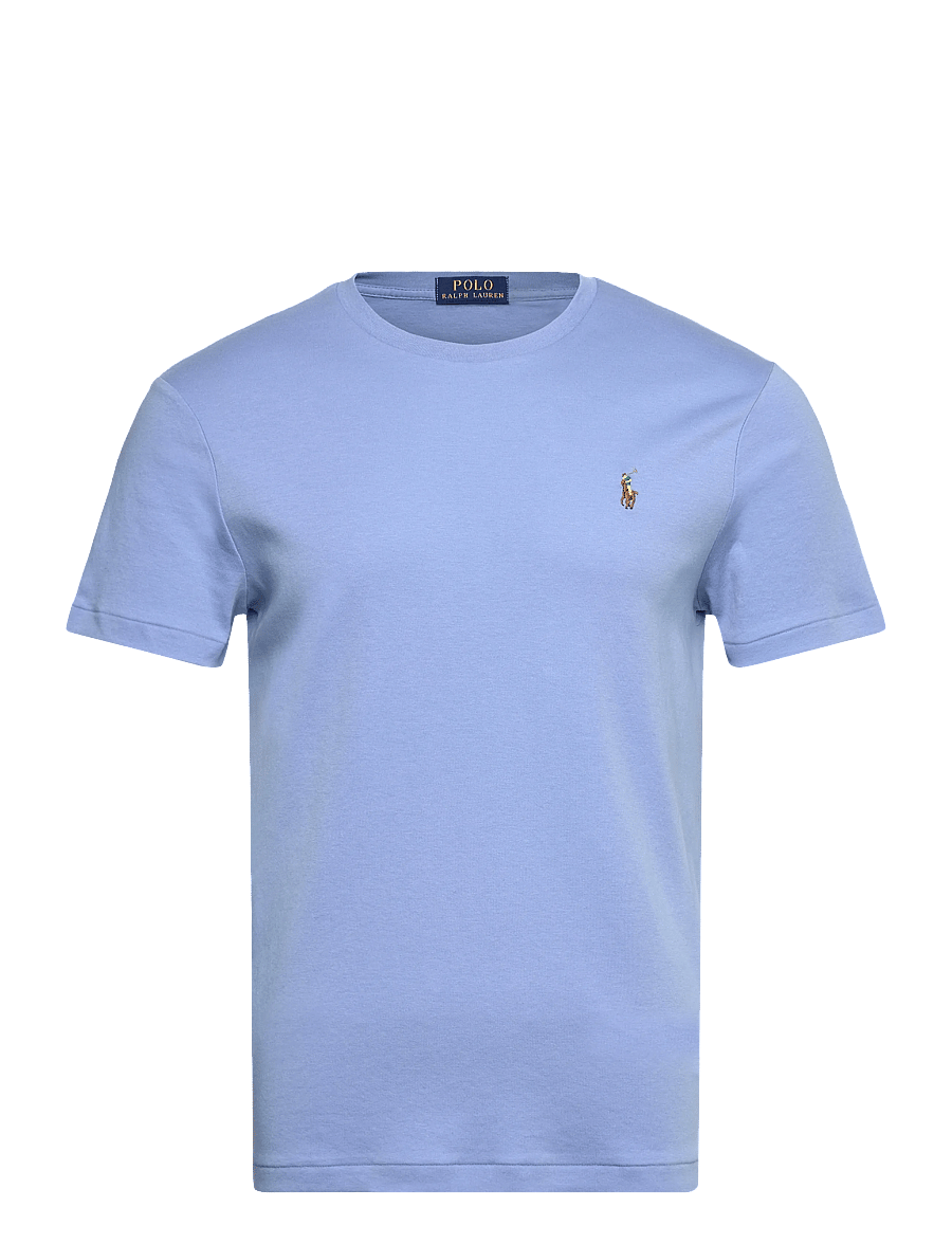 Polo Ralph Lauren - Custom Slim Fit Soft Cotton T-Shirt - kurzärmelig - sky blue - 0