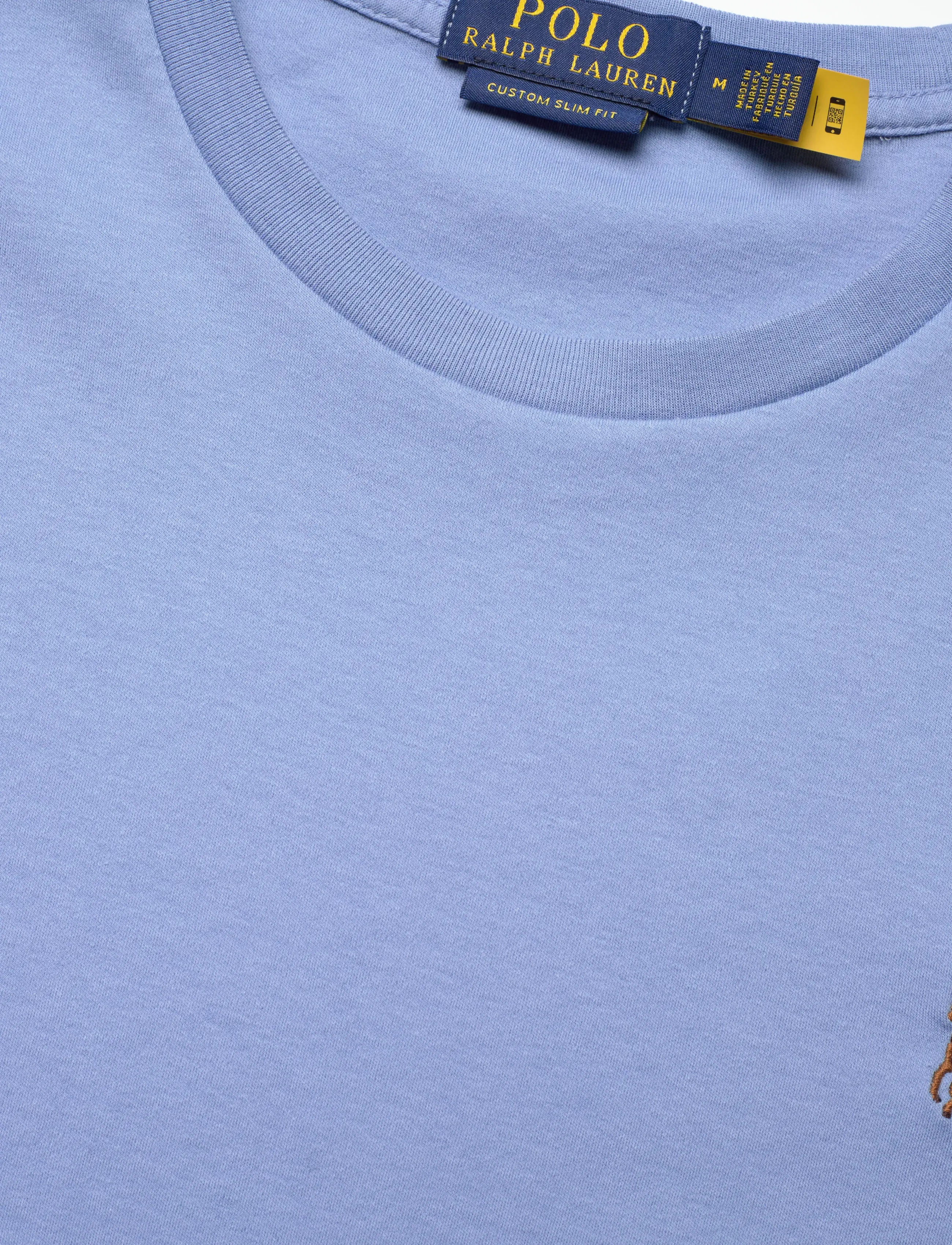 Polo Ralph Lauren - Custom Slim Fit Soft Cotton T-Shirt - t-shirts à manches courtes - sky blue - 2
