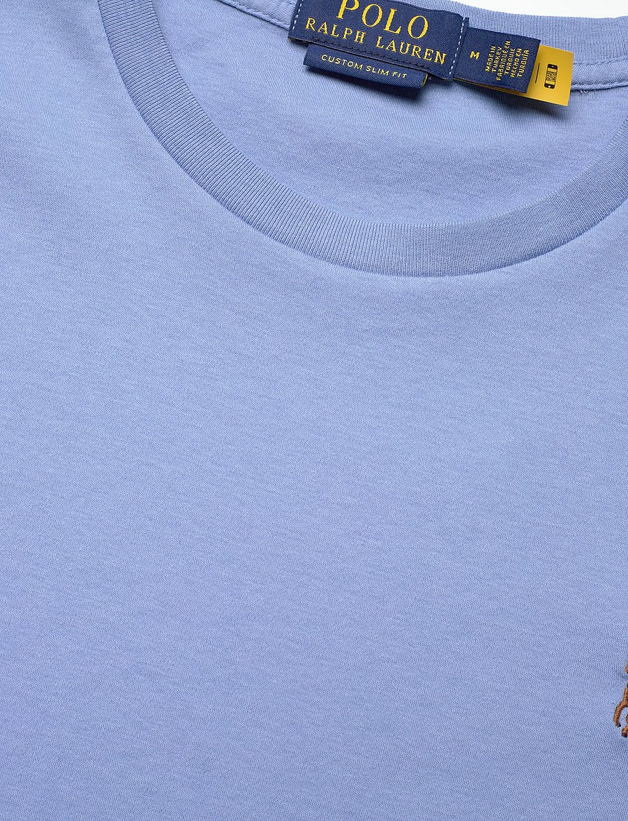 Polo Ralph Lauren - Custom Slim Fit Soft Cotton T-Shirt - kurzärmelig - sky blue - 2