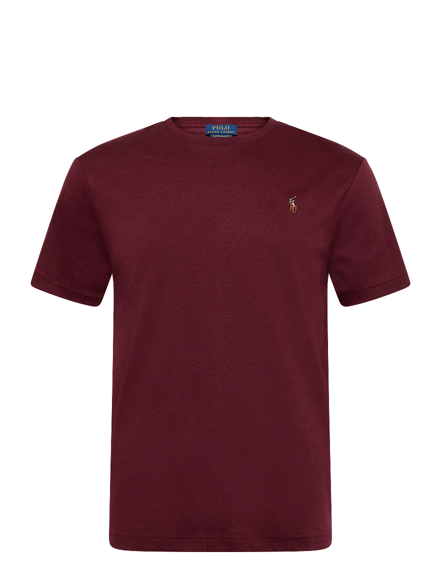 Polo Ralph Lauren - PIMA POLO-SSL-TSH - kortærmede t-shirts - spring wine heath - 0