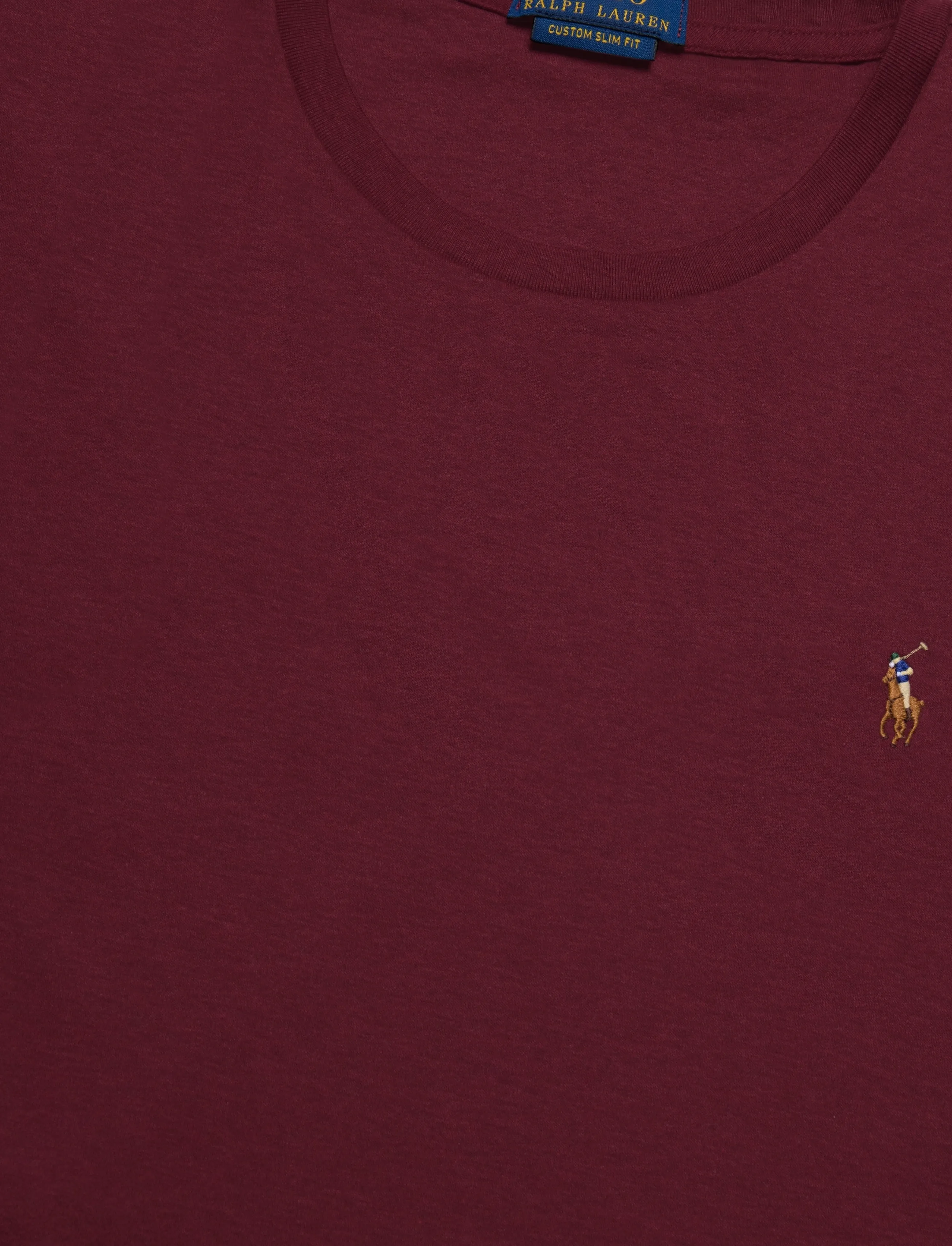 Polo Ralph Lauren - Custom Slim Fit Soft Cotton T-Shirt - kurzärmelig - spring wine heath - 2