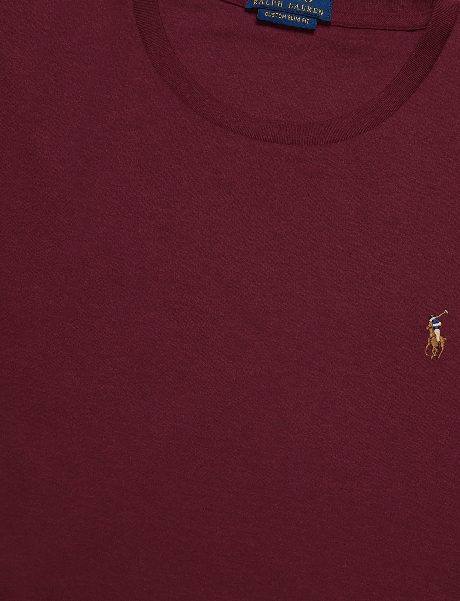 Polo Ralph Lauren - PIMA POLO-SSL-TSH - kortærmede t-shirts - spring wine heath - 2
