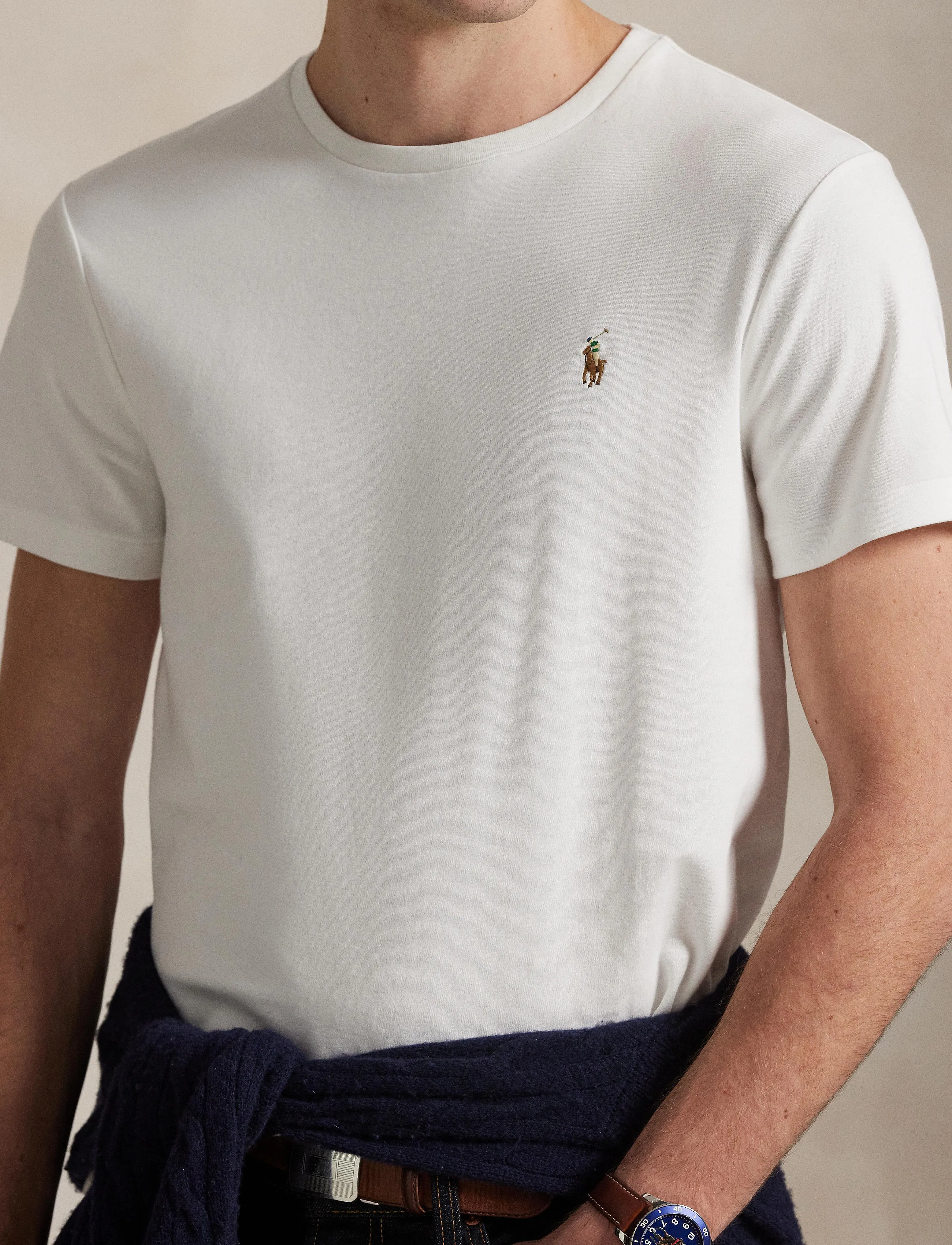 Polo Ralph Lauren Custom Slim Fit Soft Cotton T-Shirt herr – bild 7