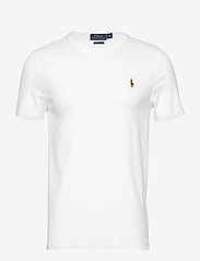 Polo Ralph Lauren - Custom Slim Fit Soft Cotton T-Shirt - kortærmede t-shirts - white - 1