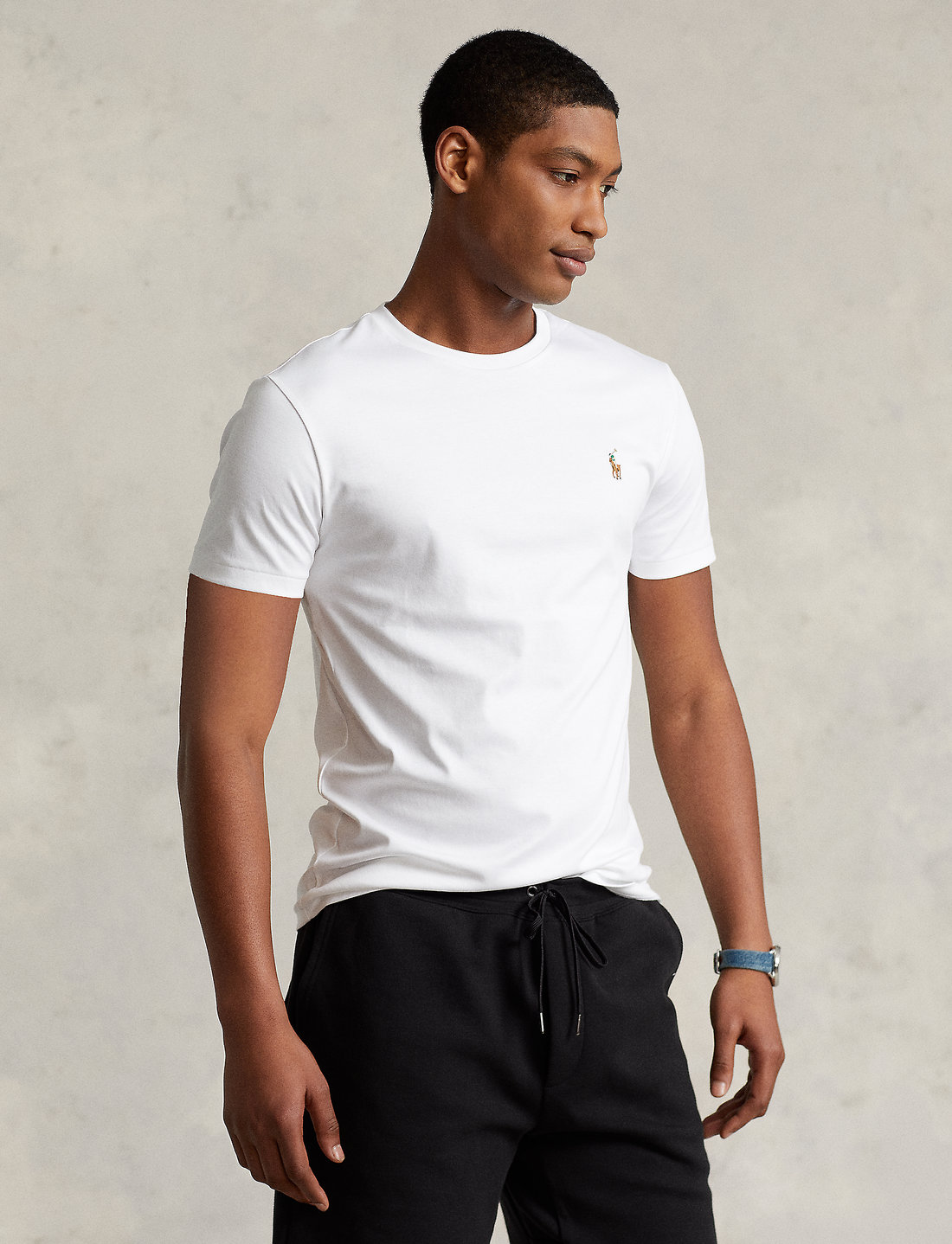 Polo ralph lauren slim fit shirt white sale