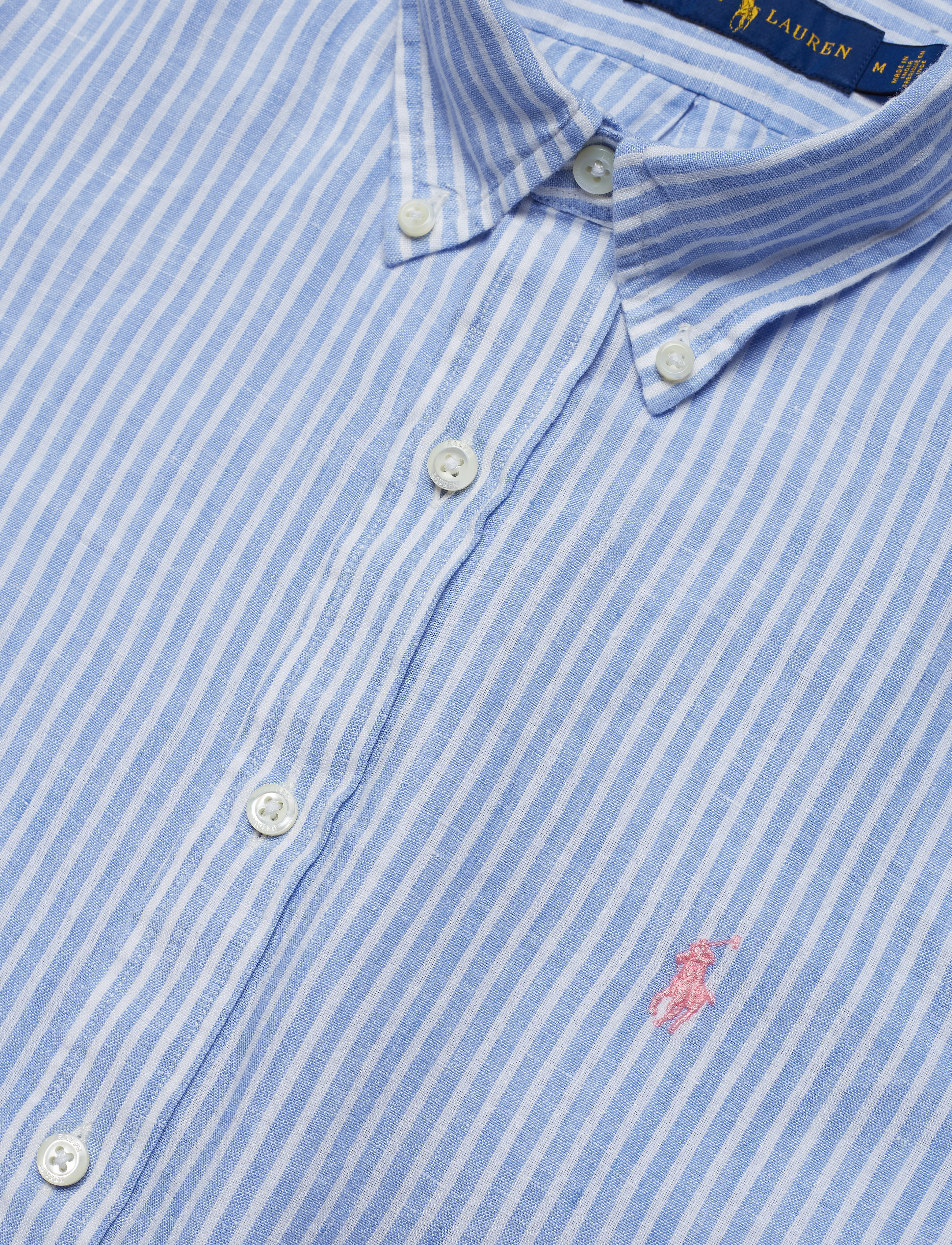 Polo Ralph Lauren - BD PPC SPT-LONG SLEEVE-SPORT SHIRT - 3334a blue/white - 3
