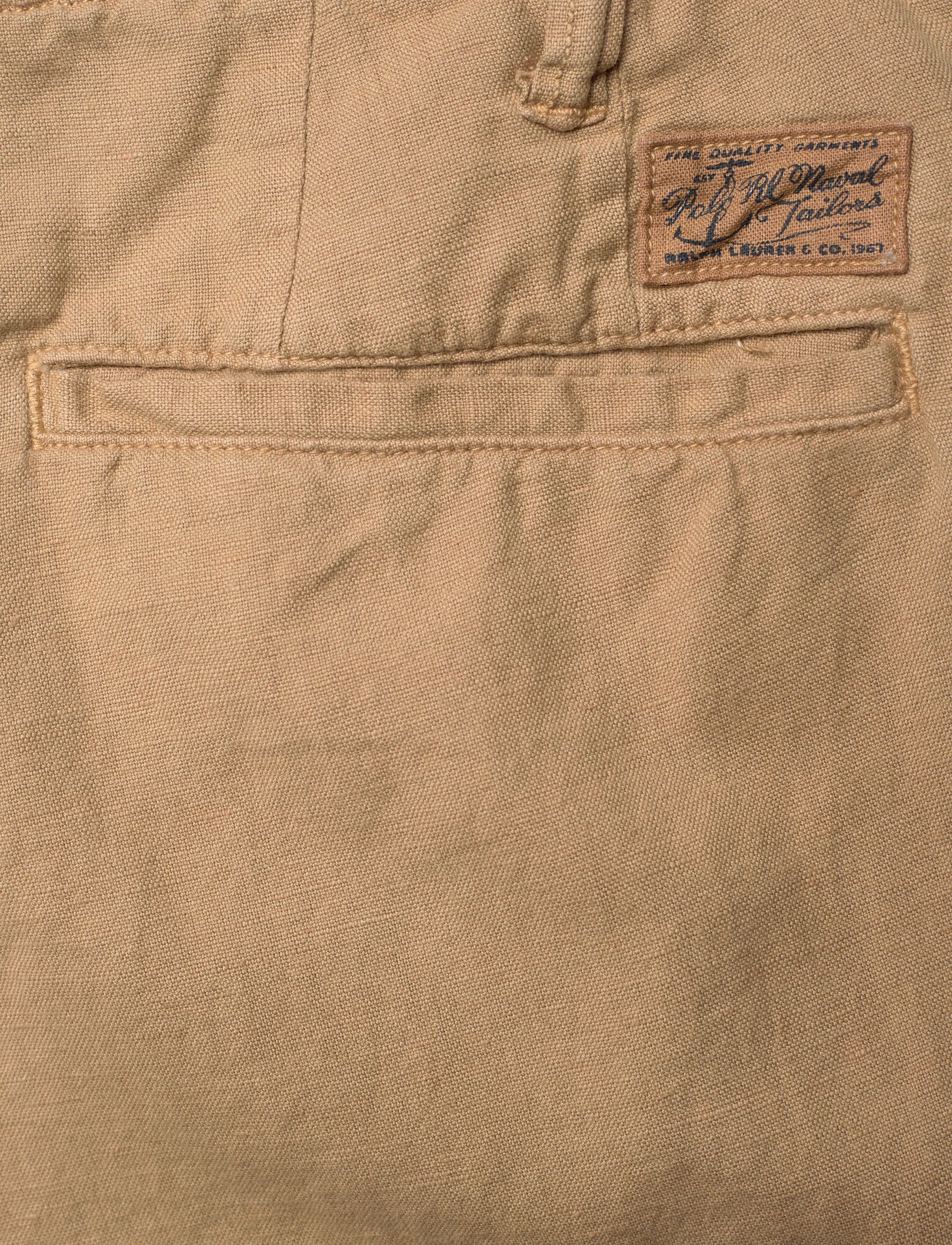 Polo Ralph Lauren - 8.5-Inch Classic Fit Linen-Cotton Short - chinos shorts - coastal beige - 4