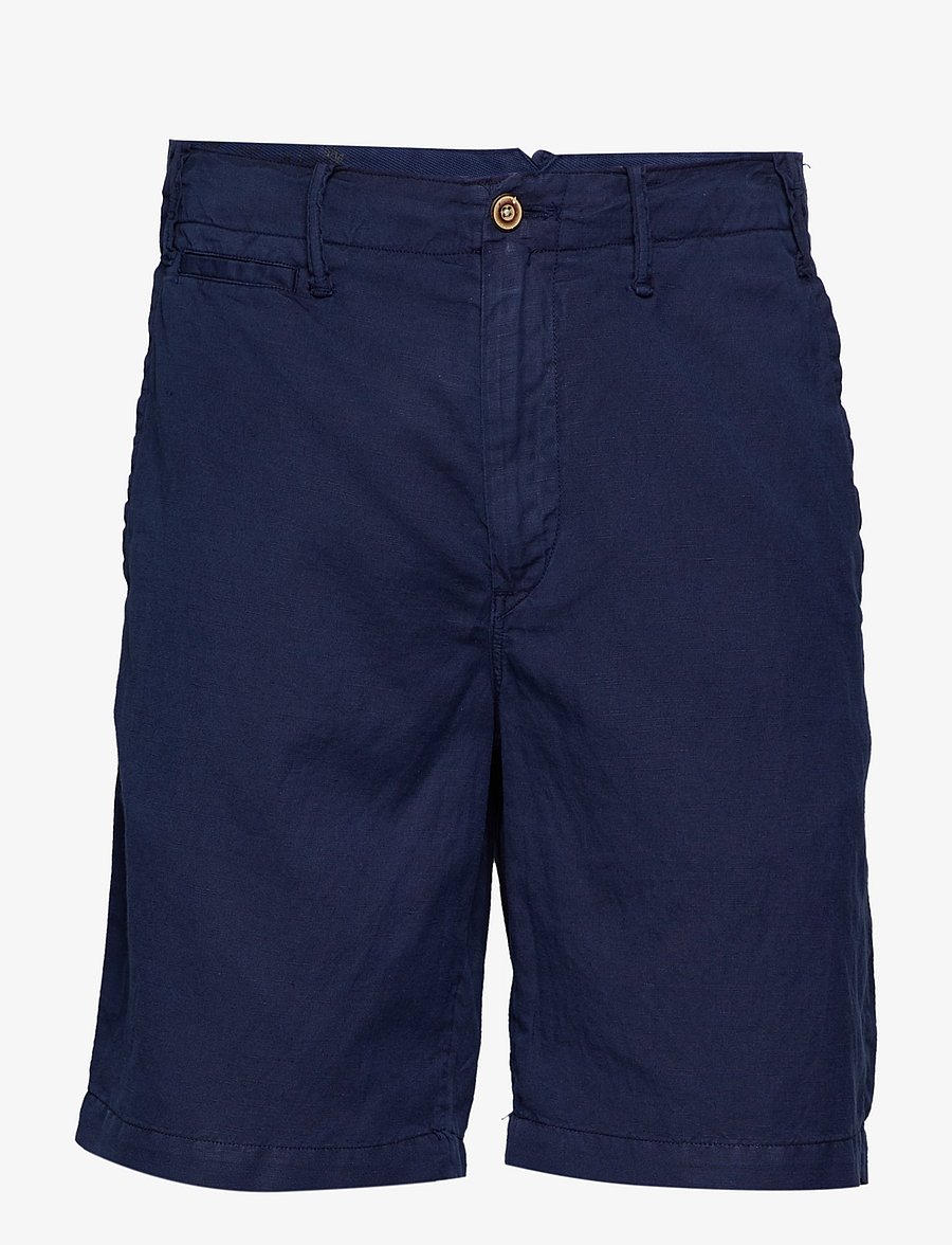 Polo Ralph Lauren - 8.5-Inch Classic Fit Linen-Cotton Short - hørshorts - newport navy - 0