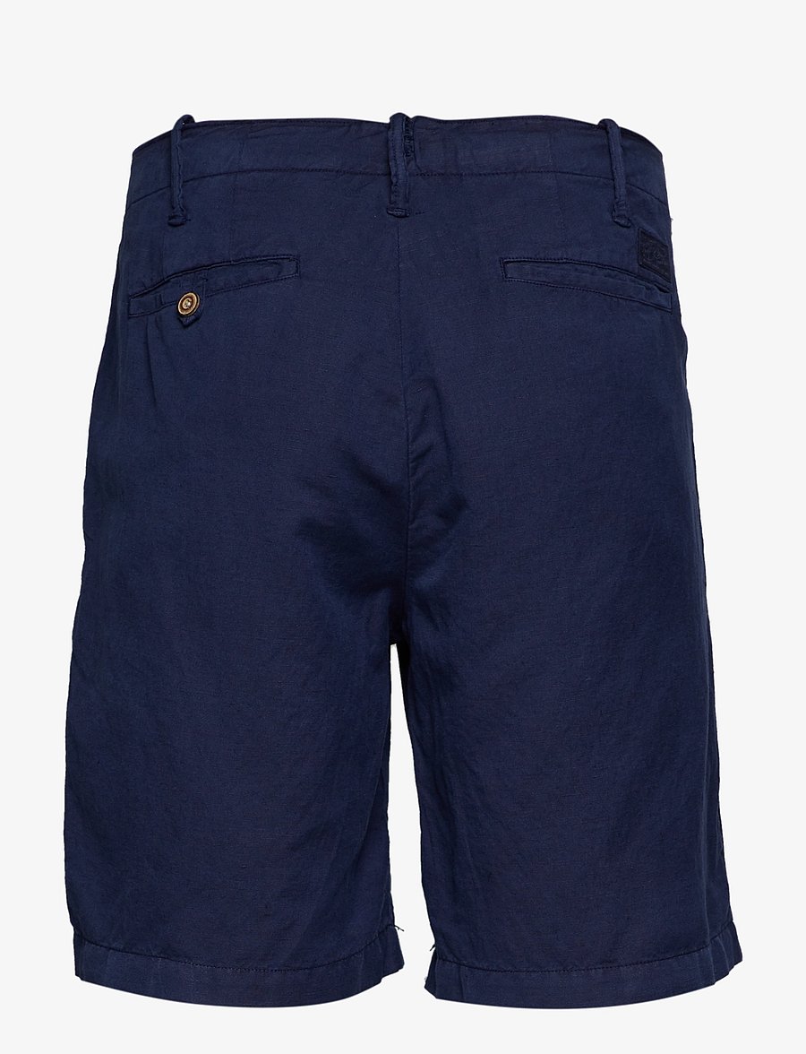 Polo Ralph Lauren - 8.5-Inch Classic Fit Linen-Cotton Short - hørshorts - newport navy - 1