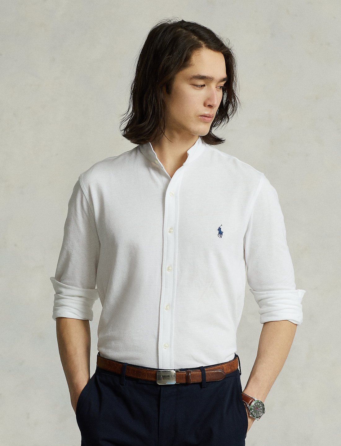 Polo ralph 2024 lauren grandad shirt