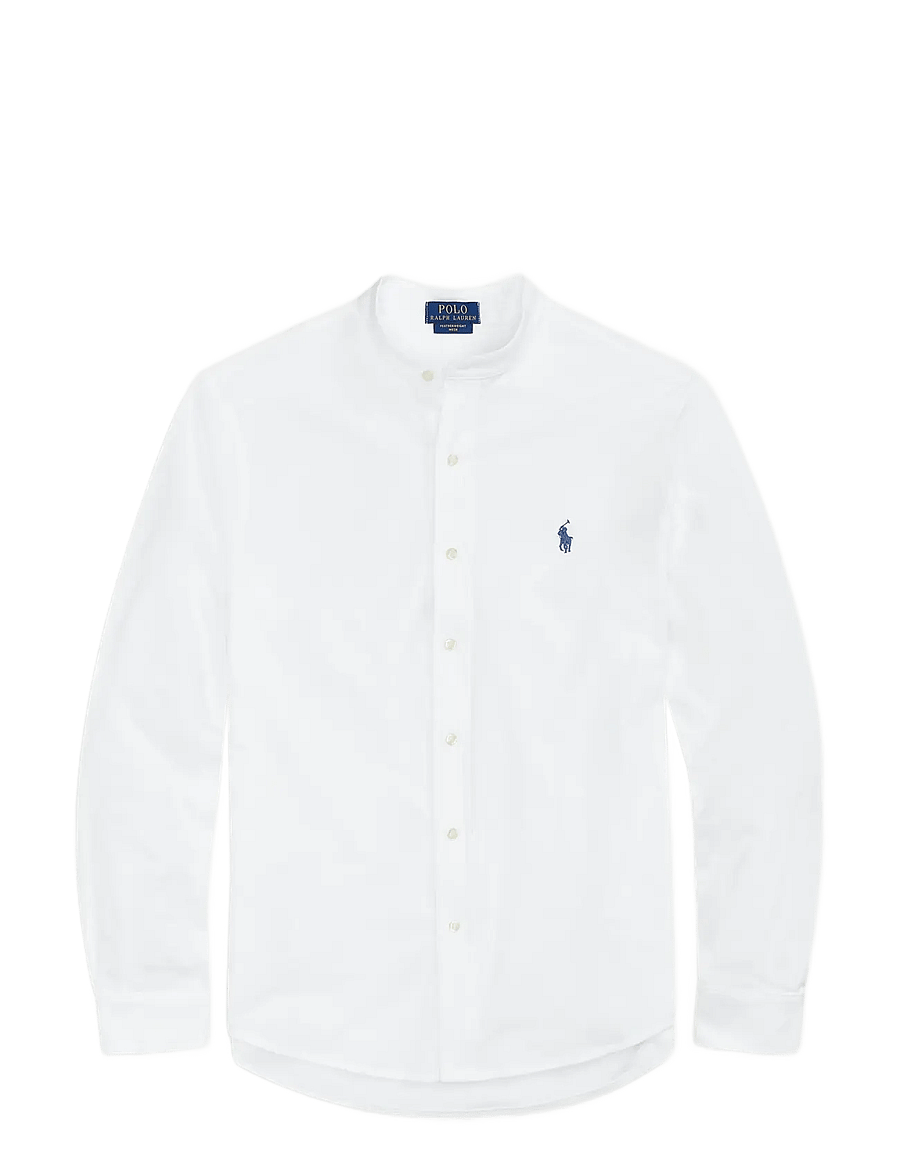 Polo Ralph Lauren - Featherweight Mesh Shirt - vabaajasärgid - white - 1