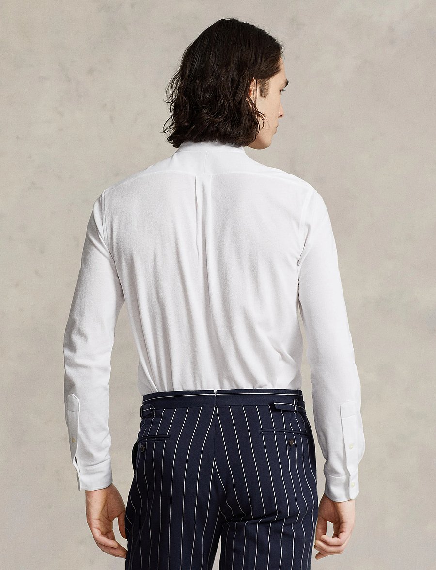 Polo Ralph Lauren - Featherweight Mesh Shirt - vabaajasärgid - white - 2
