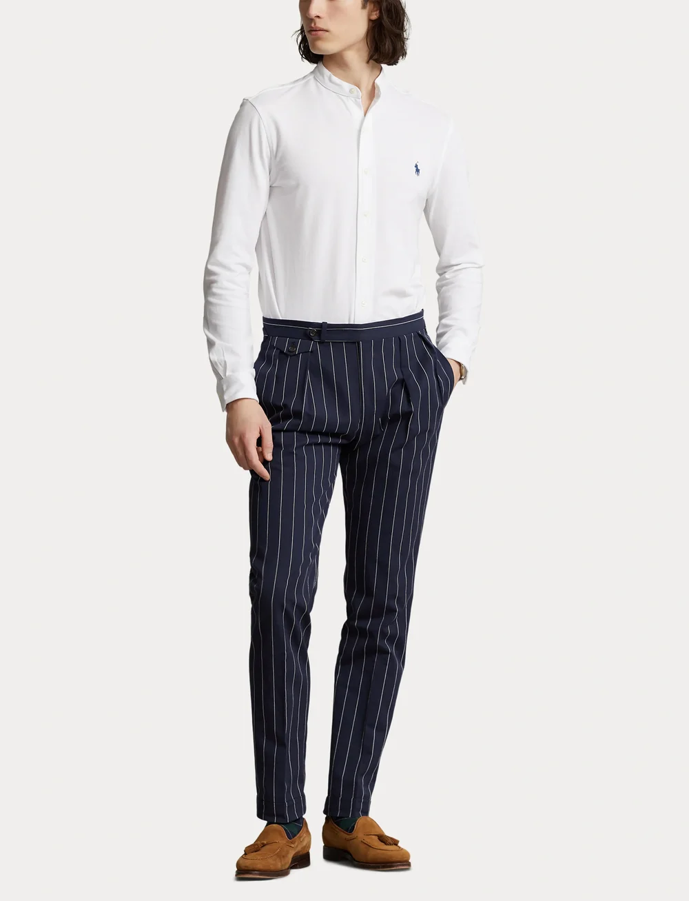 Polo Ralph Lauren - Featherweight Mesh Shirt - basic skjorter - white - 4